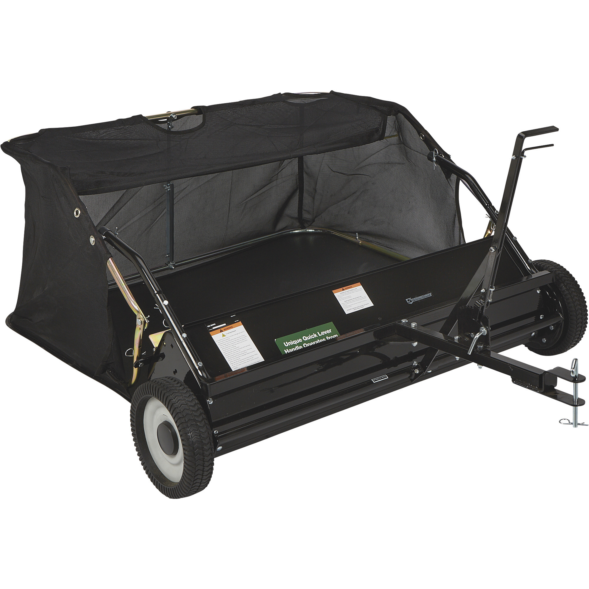 Strongway 42Inch W Lawn Sweeper â 13 Cu. Ft. Capacity