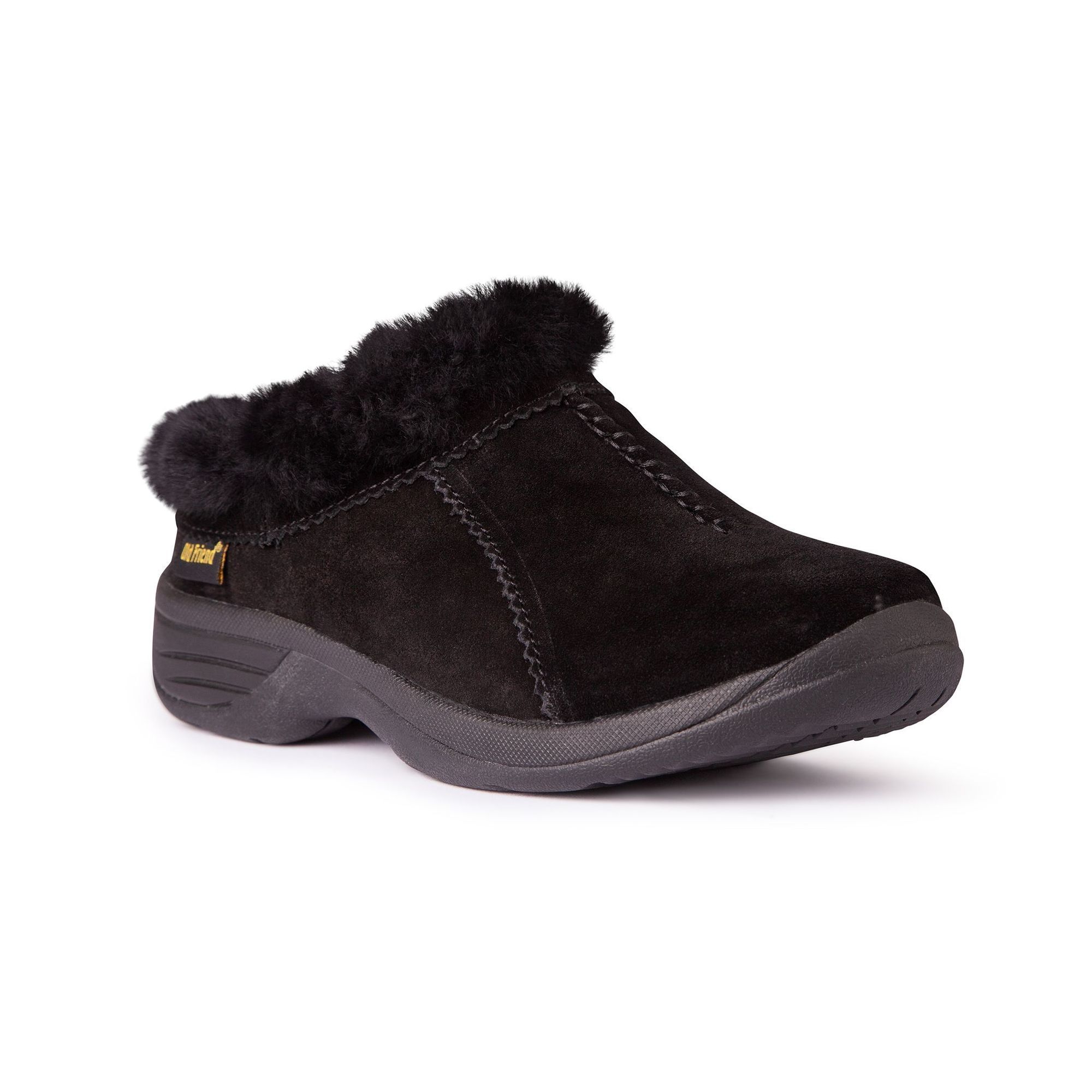 Old Friend Footwear, Women's Sheepskin All Purpose Shoe, Size 12, Width Medium, Color Black, Model 441192