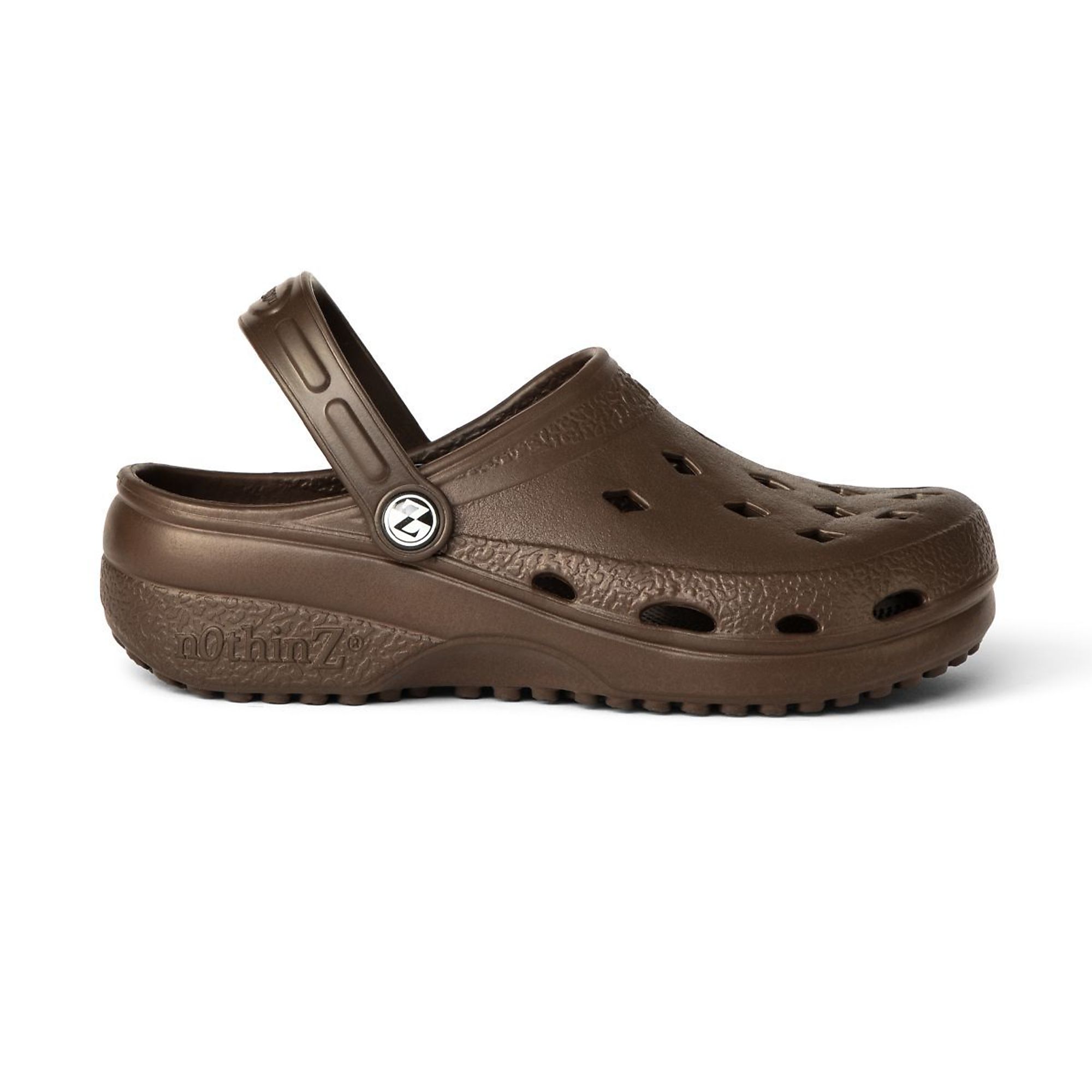 nothinZ Indoor/Outdoor Clog, 7, Chocolate, Model 482190