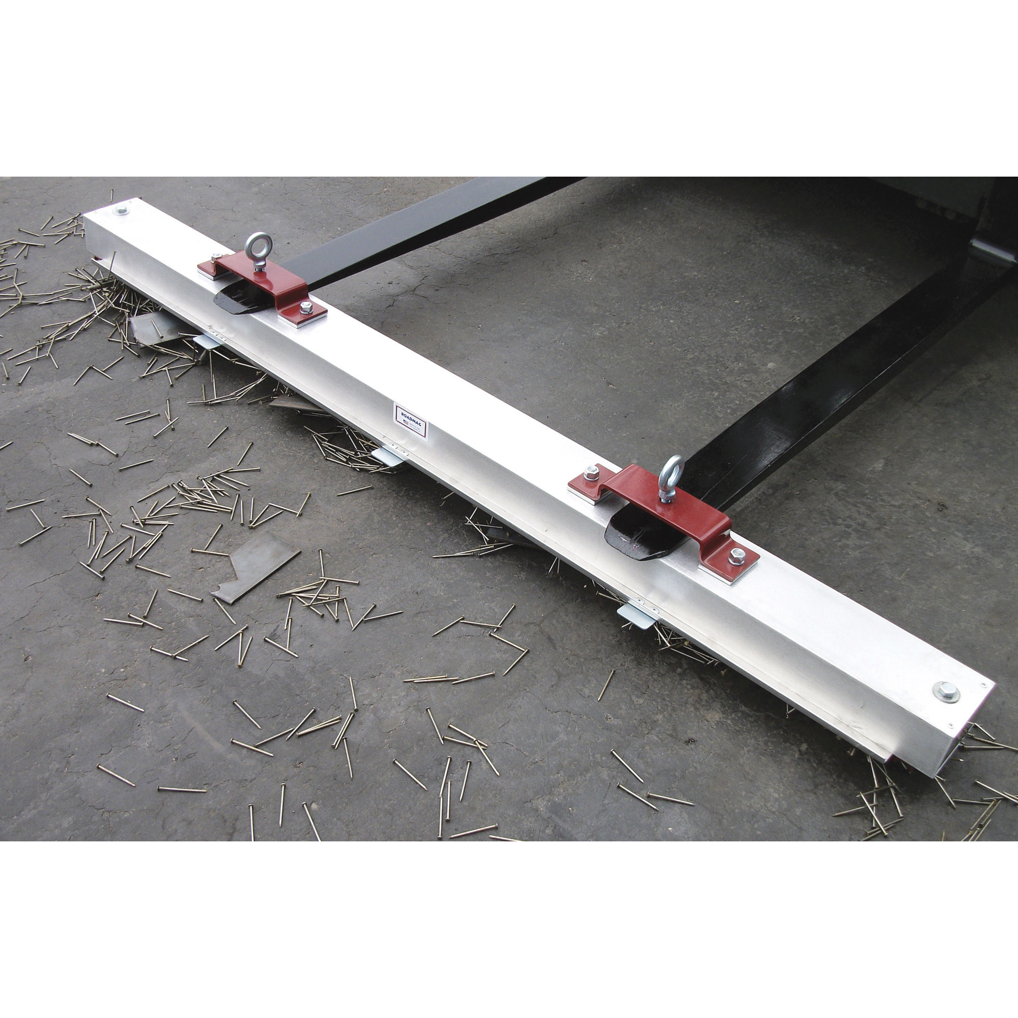 AMK Magnetics 60Inch Double Strength Roadmag Magnetic Sweeper, with Release, Model RDS-60LR