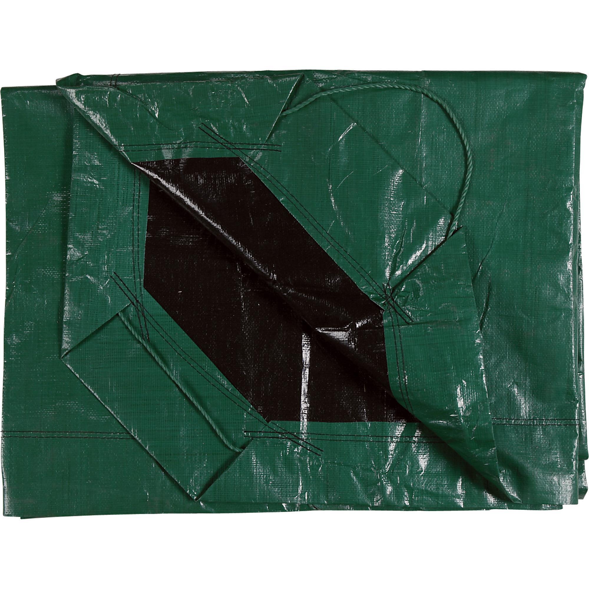 Ironton 4.12-Oz. Green Drawstring Tarp, 9ft. x 9ft.