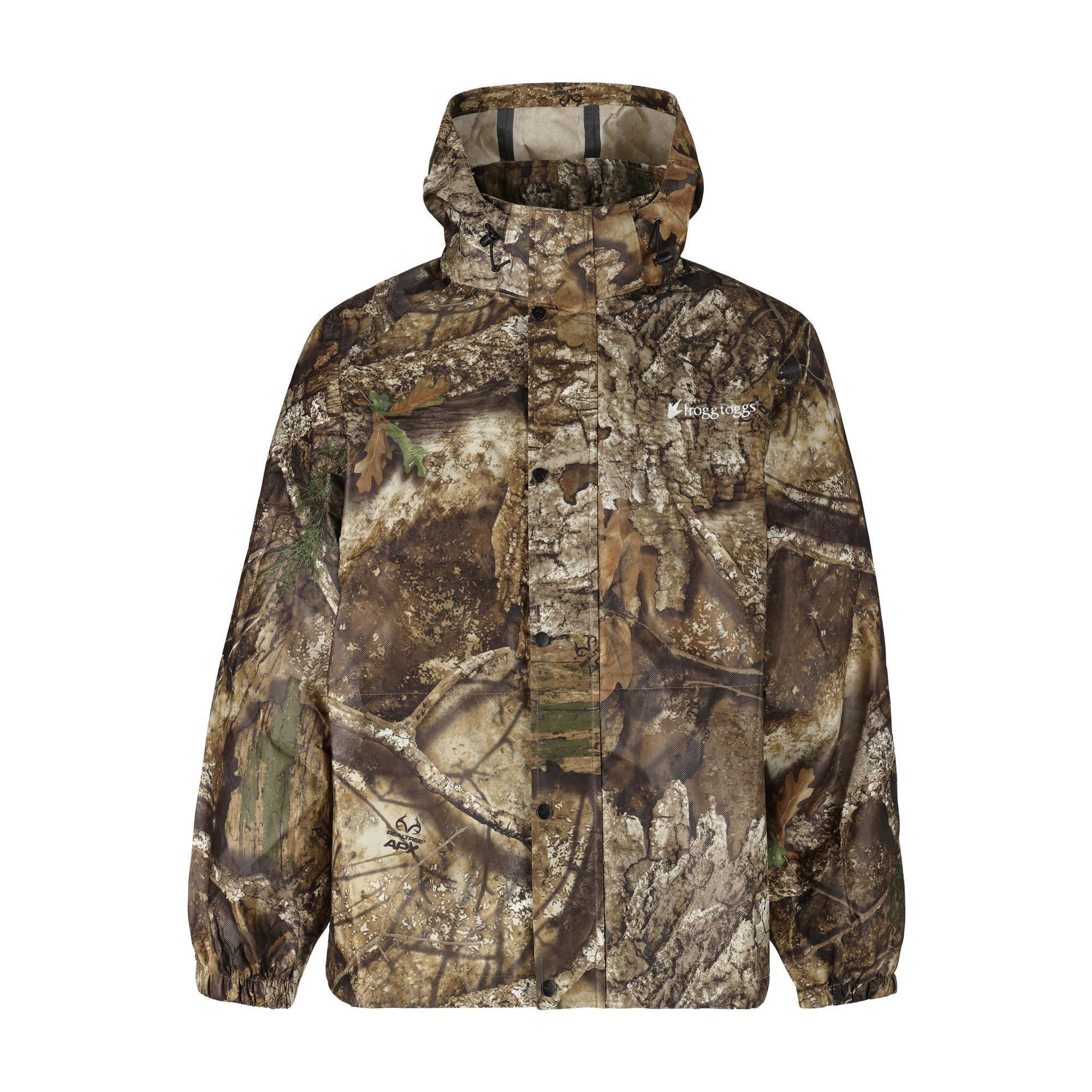 Realtree Text frogg toggs, Men's Pro Action Jacket | Realtree APX | Size LG, Size L ...