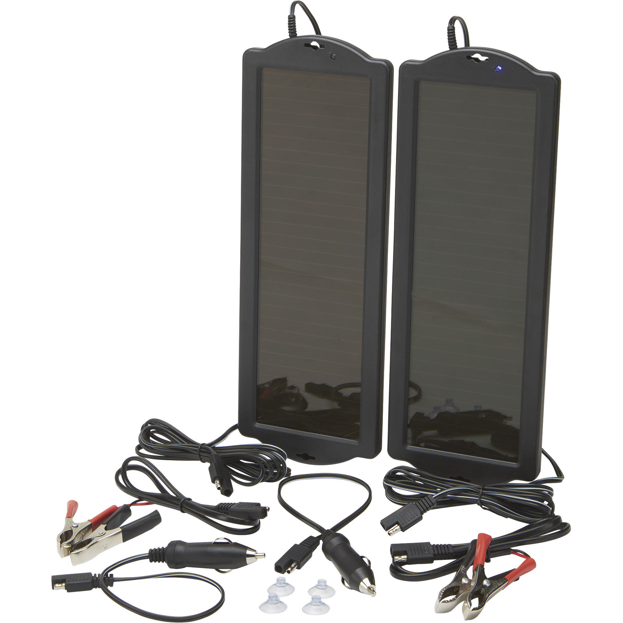 Ironton 12 Volt Amorphous Solar Panels, Twin Pack, 1.5 Watts