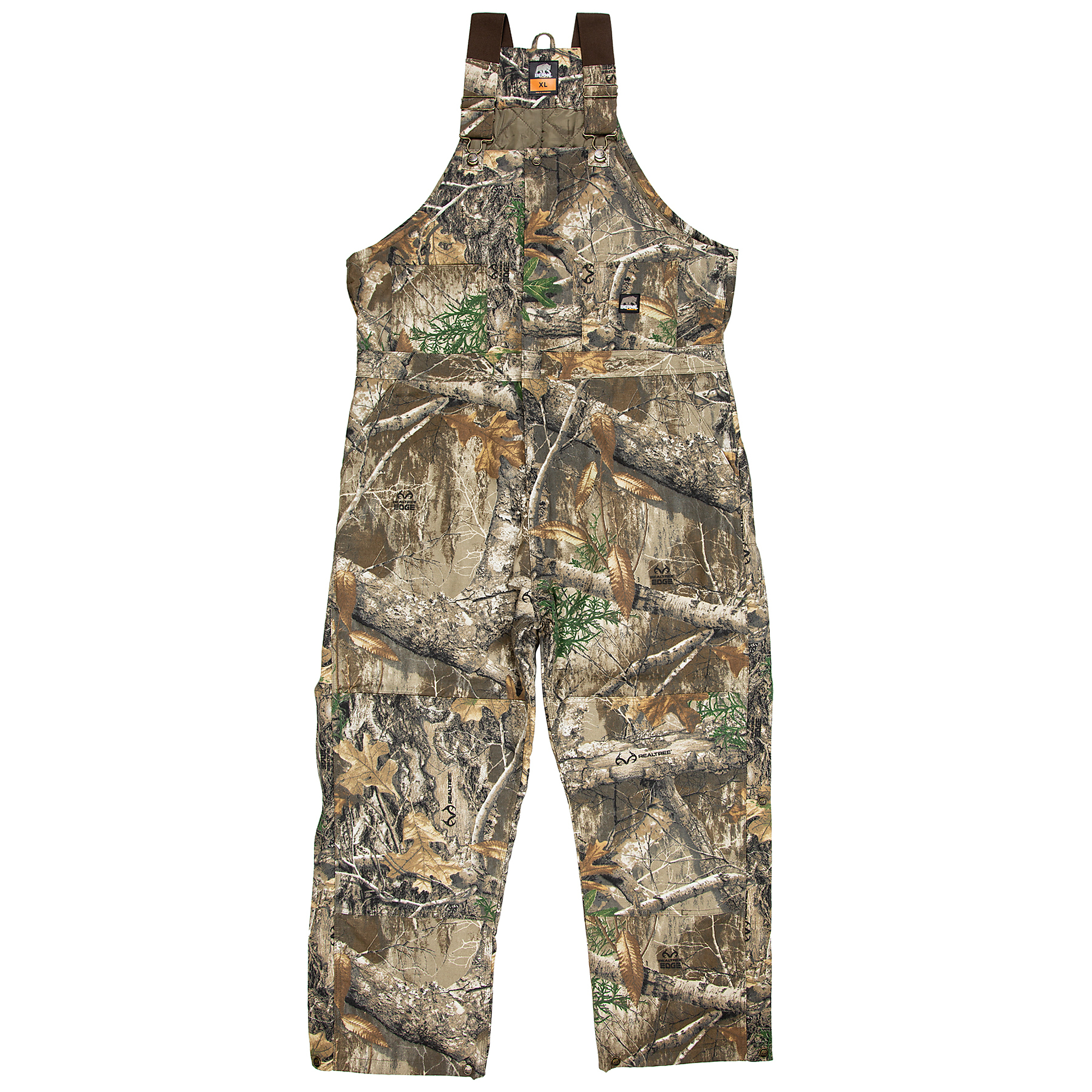 Berne Apparel, Hertiage Insulated Bib Overall, Size 5XL, Color Realtree Edge, Material Heavy-duty 10 oz. cotton duck, Model B415