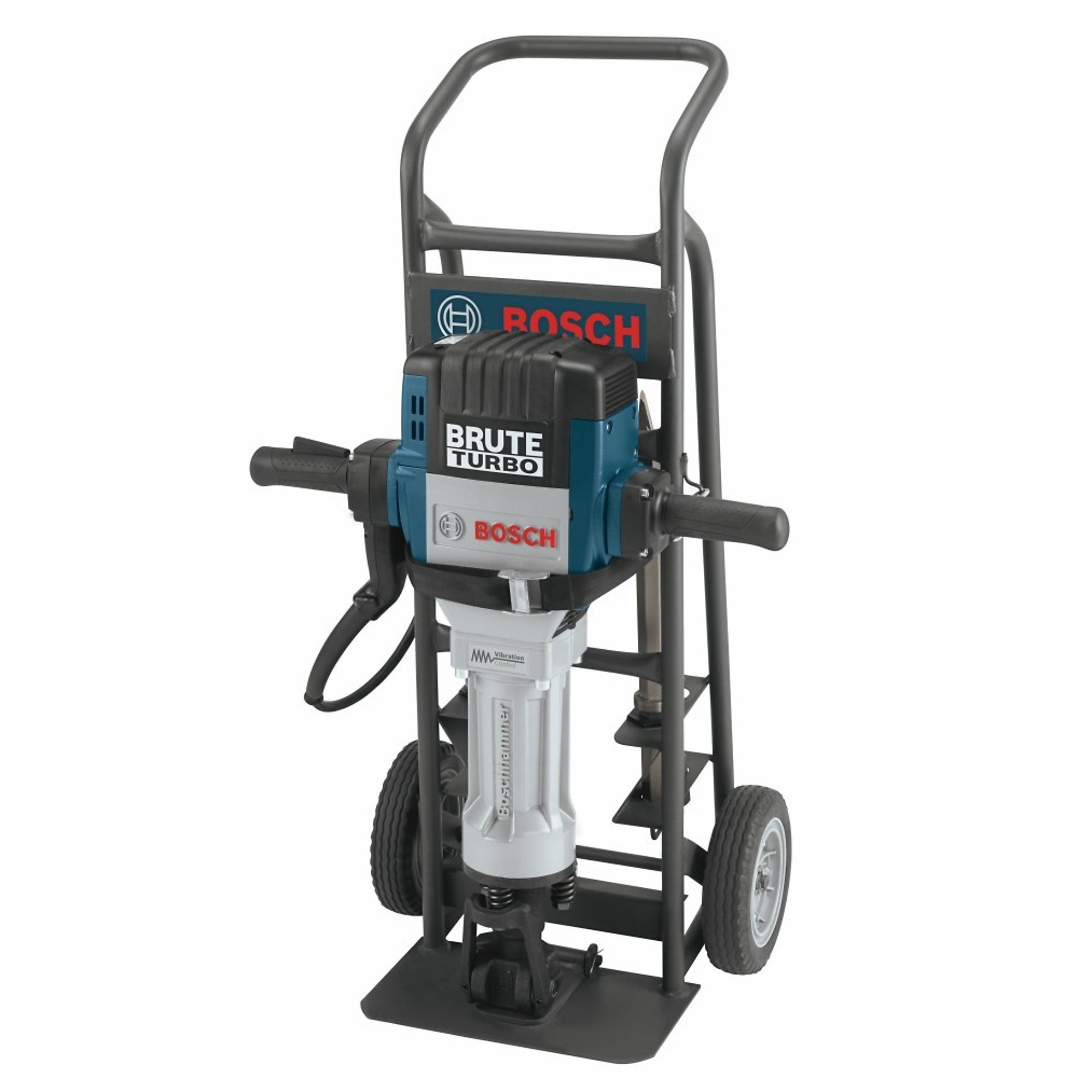 Bosch, Brute Turbo Breaker Hammer with Deluxe Cart, Amps 15, Volts 120, Max. Blows Per Minute 1000, Model BH2770VCD