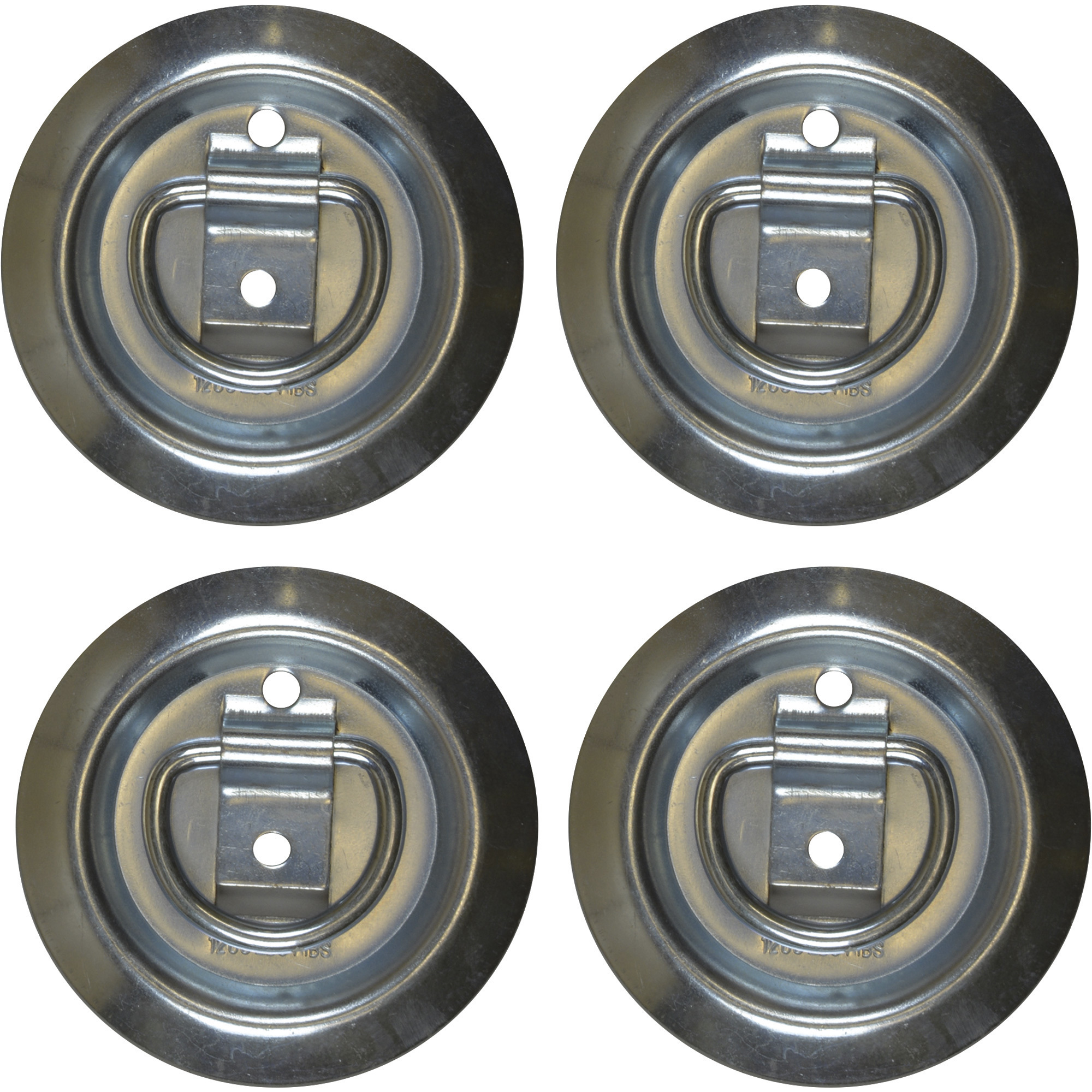 CargoSmart Surface Mount Light-Duty D-Ring, 4-Pack