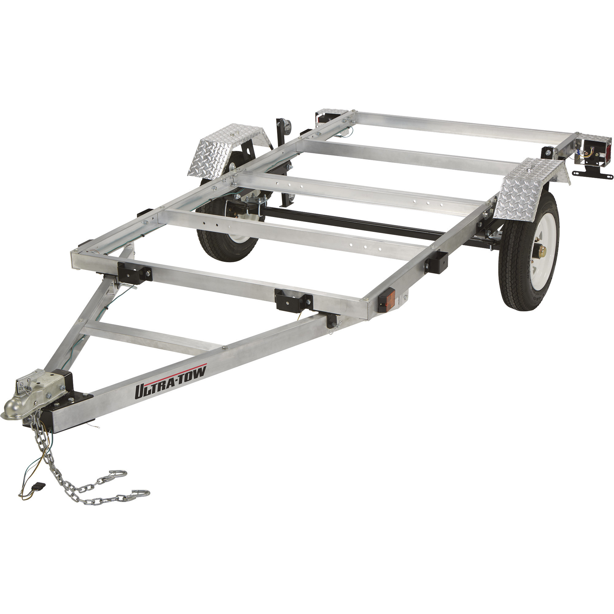 Ultra-Tow 4ft. x 8ft. Folding Aluminum Utility Trailer Kit, 1170-Lb. Load Capacity