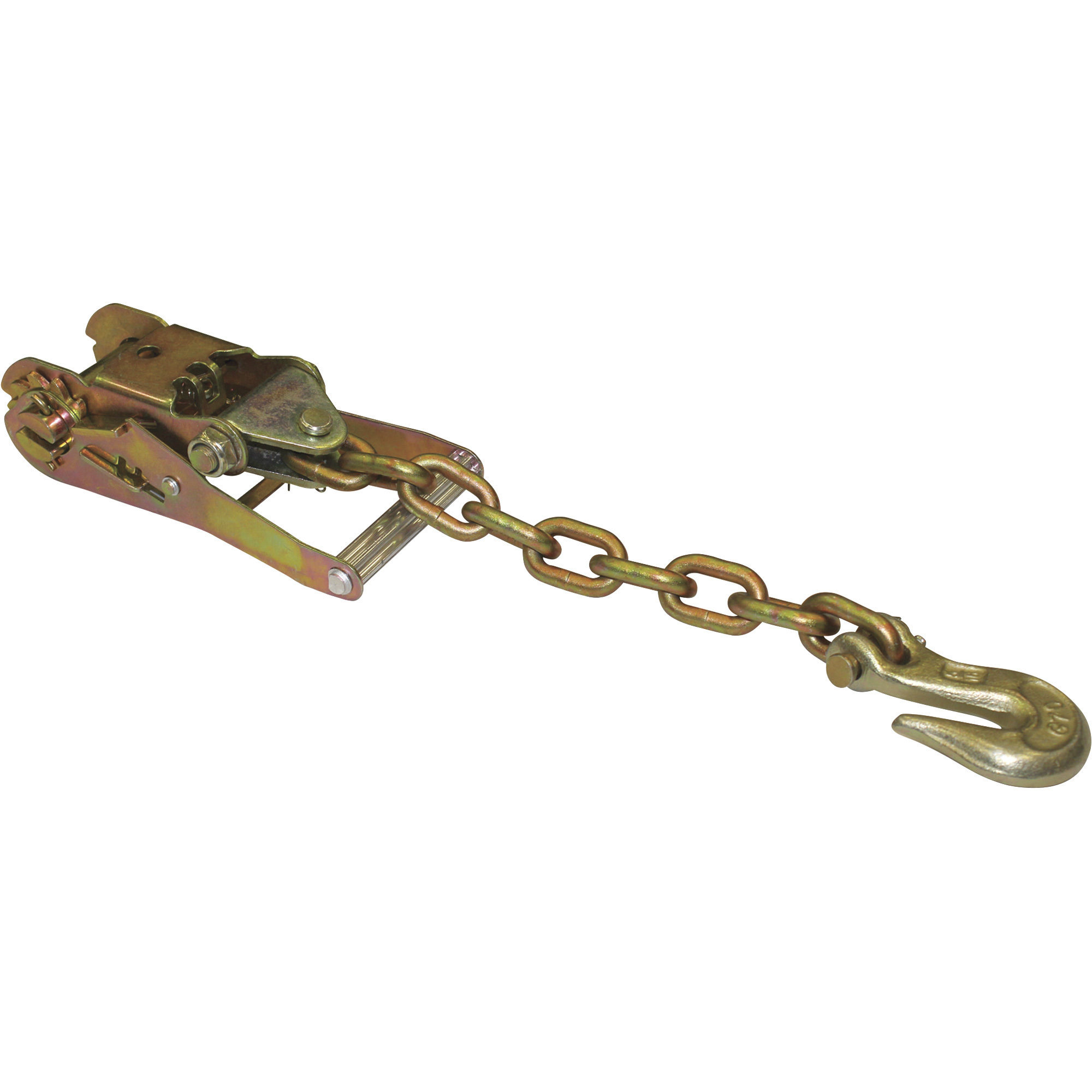 B/A Products 2Inch Ratchet with Chain and Grab Hook, Model 38-100-RG