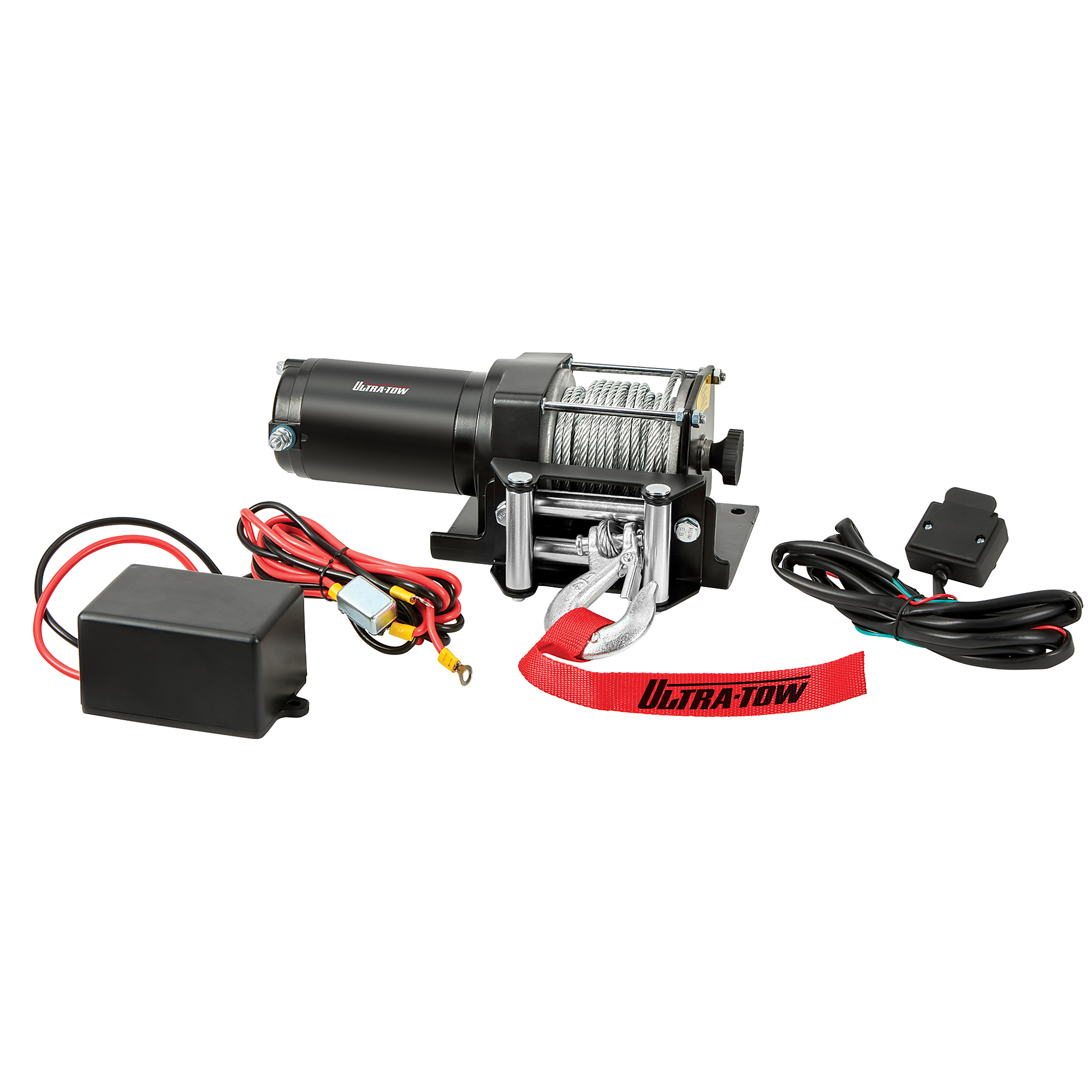 Ultra-Tow 12 Volt DC ATV/UTV Winch, 2,500-Lb. Capacity, Galvanized Wire Rope, Model LD2500-A