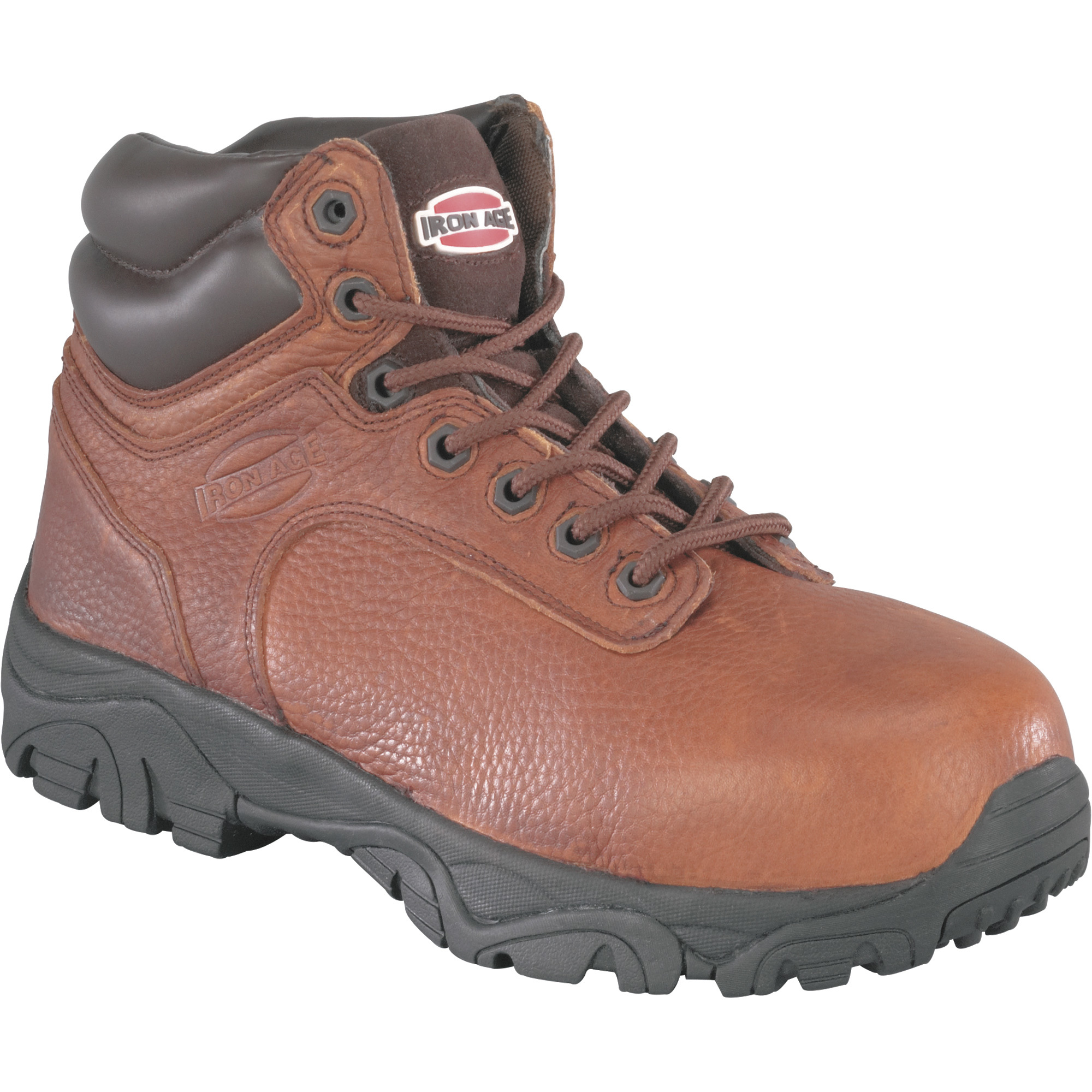 Iron Age Men's 6Inch Composite Toe EH Work Boots - Brown, Size 8, Model IA5002