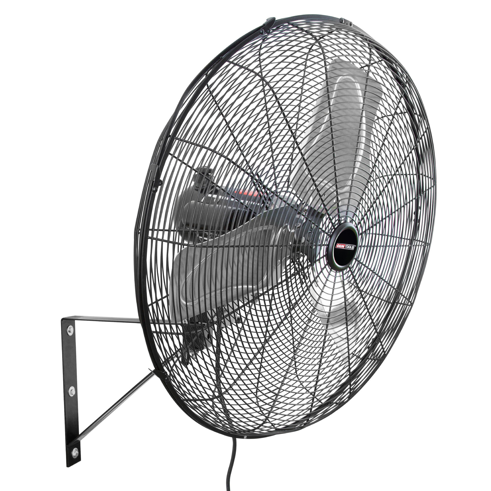 OEMTOOLS, Outdoor Oscillating Wall Fan, Fan Type Wall Mount, Fan Diameter 24 in, Air Delivery 6800 cfm, Model OEM24893