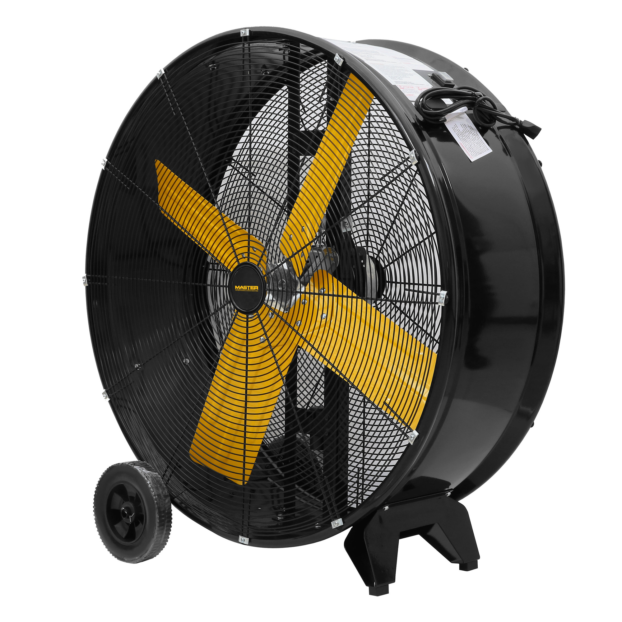 Master, Direct Drive Drum Fan, Fan Diameter 30 in, Air Delivery 5500 cfm, Volts 120, Model MAC-30D