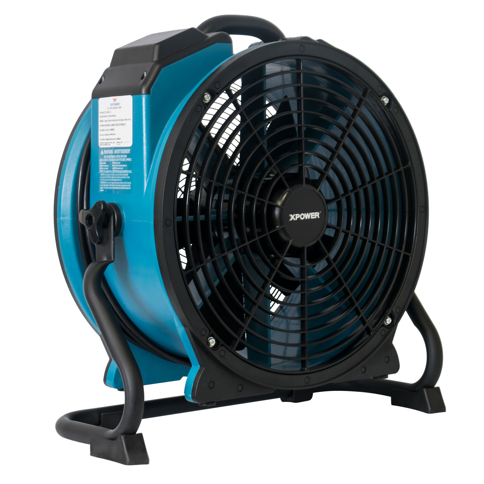 XPOWER, FC-420 3600 CFM 18Inch fan, Fan Type Carpet Blowers, Fan Diameter 18 in, Air Delivery 3600 cfm, Model FC-420