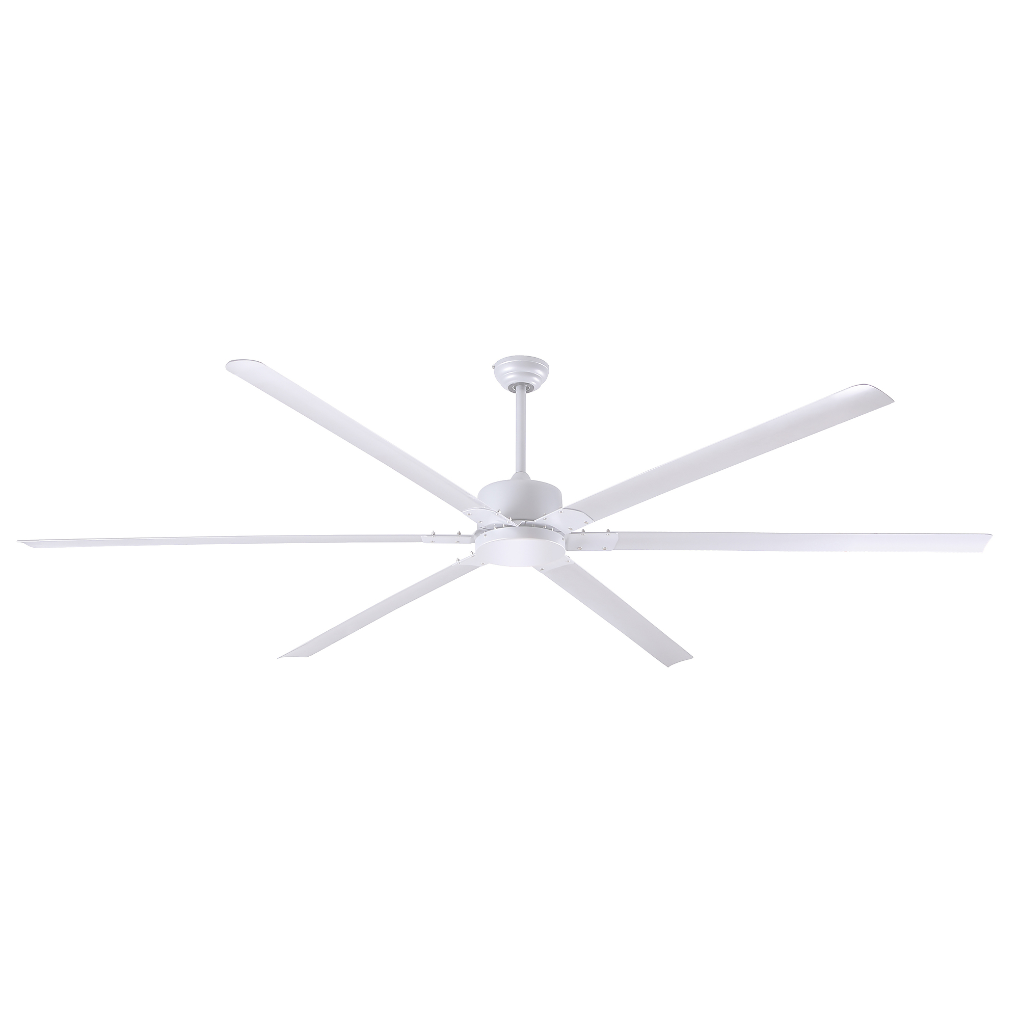 Canarm, Canarm 120Inch Industrial Fan White with Downrod, Fan Diameter 120 in, Fan Blade Span 60+, Air Delivery 20693 cfm, Model CP120WH