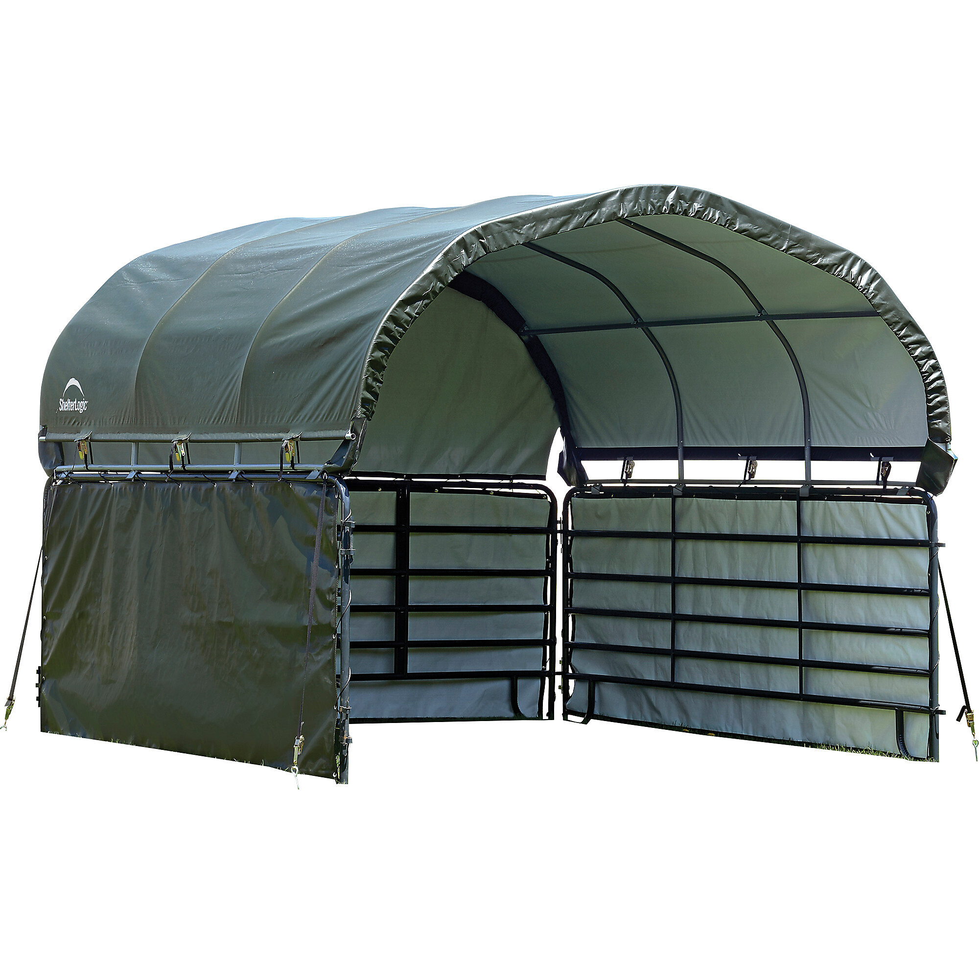 ShelterLogic Corral Shelter, Encl Kit for Corral Shelter 12 x 12, Length 144 in, Included (qty.) 1, Model 51482