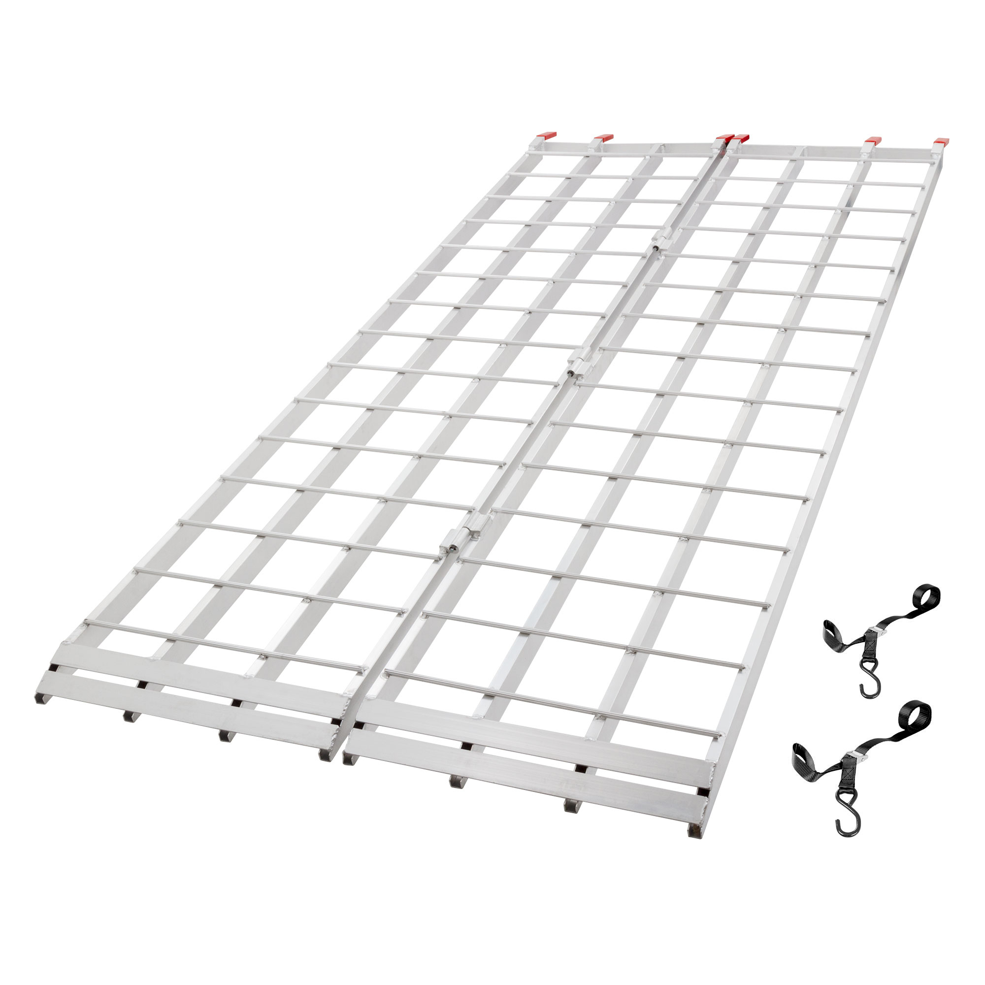 Black Widow, 7ft. 10Inch L x 44Inch W Alum. XL Bi-Fold ATV Ramp, Material Aluminum, Capacity 1500 lb, Model IBF-9444