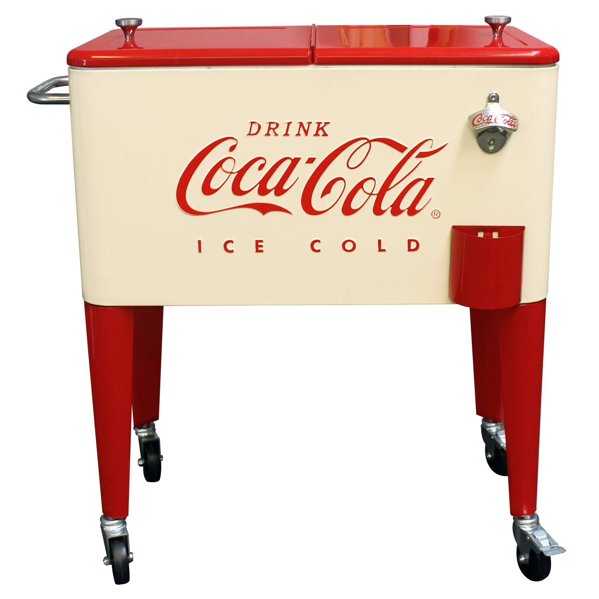 Leigh Country, Coca-Cola Cream Retro Cooler, Capacity 15 Gal, Model CP 98111