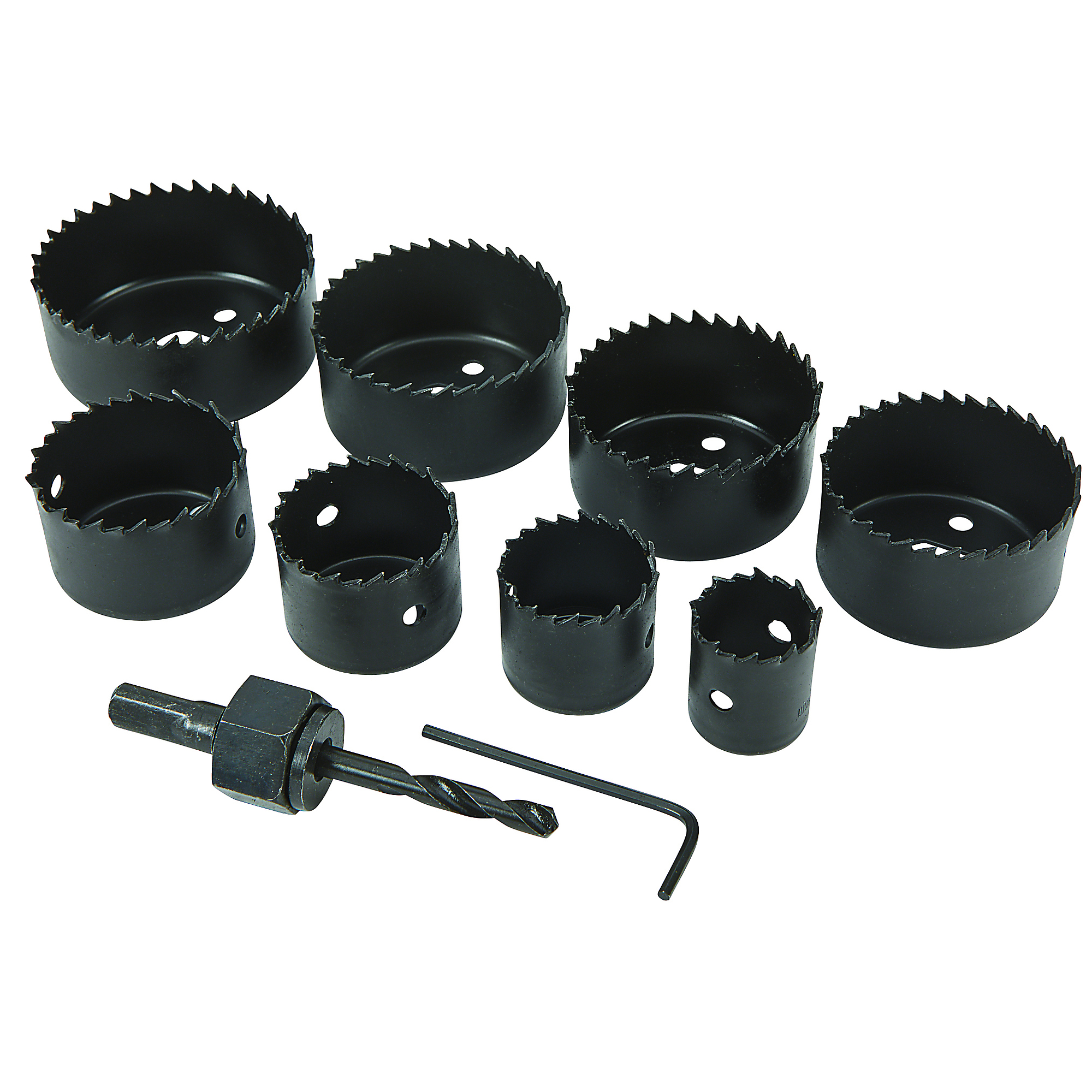 Ironton 10-Piece Hole Saw Set, SAE, Model DF220624-6