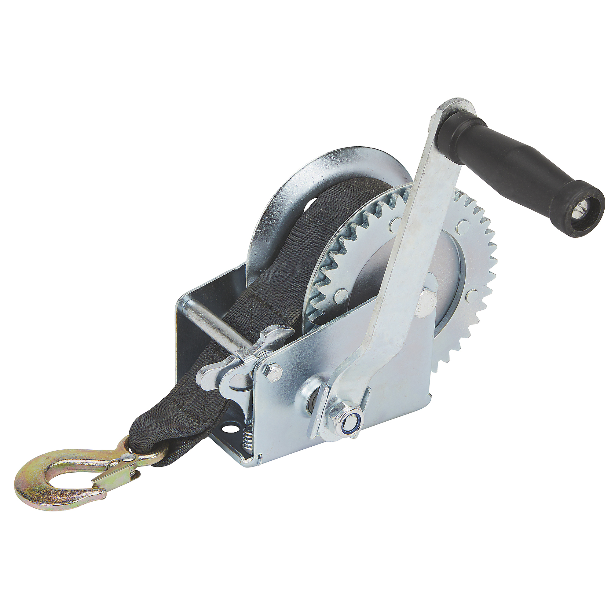 Ultra-Tow Single-Speed Hand Winch with Strap, 1000-Lb. Load Capacity, Model KW1000