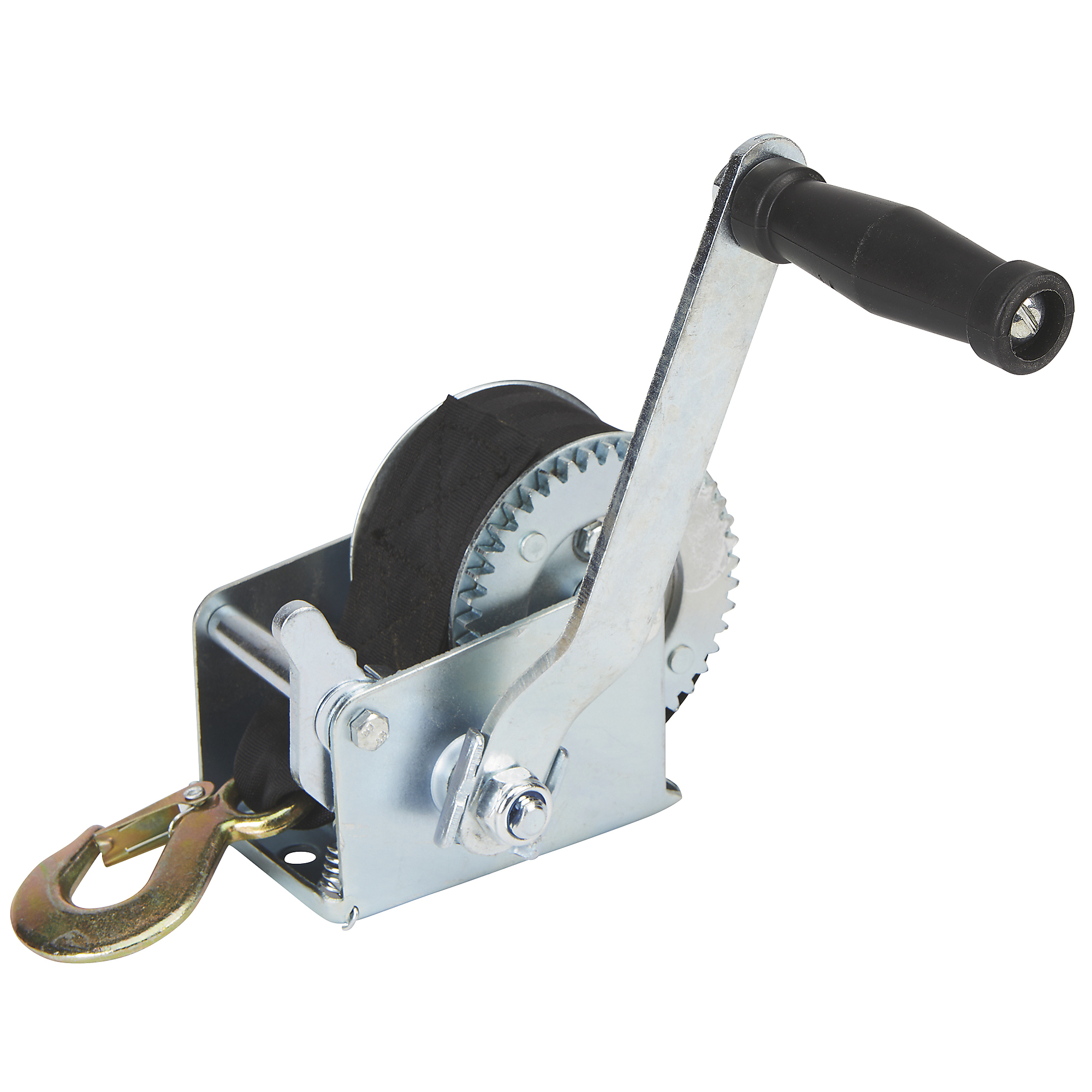 Ultra-Tow Single-Speed Hand Winch with Strap, 600-Lb. Load Capacity, Model KW600