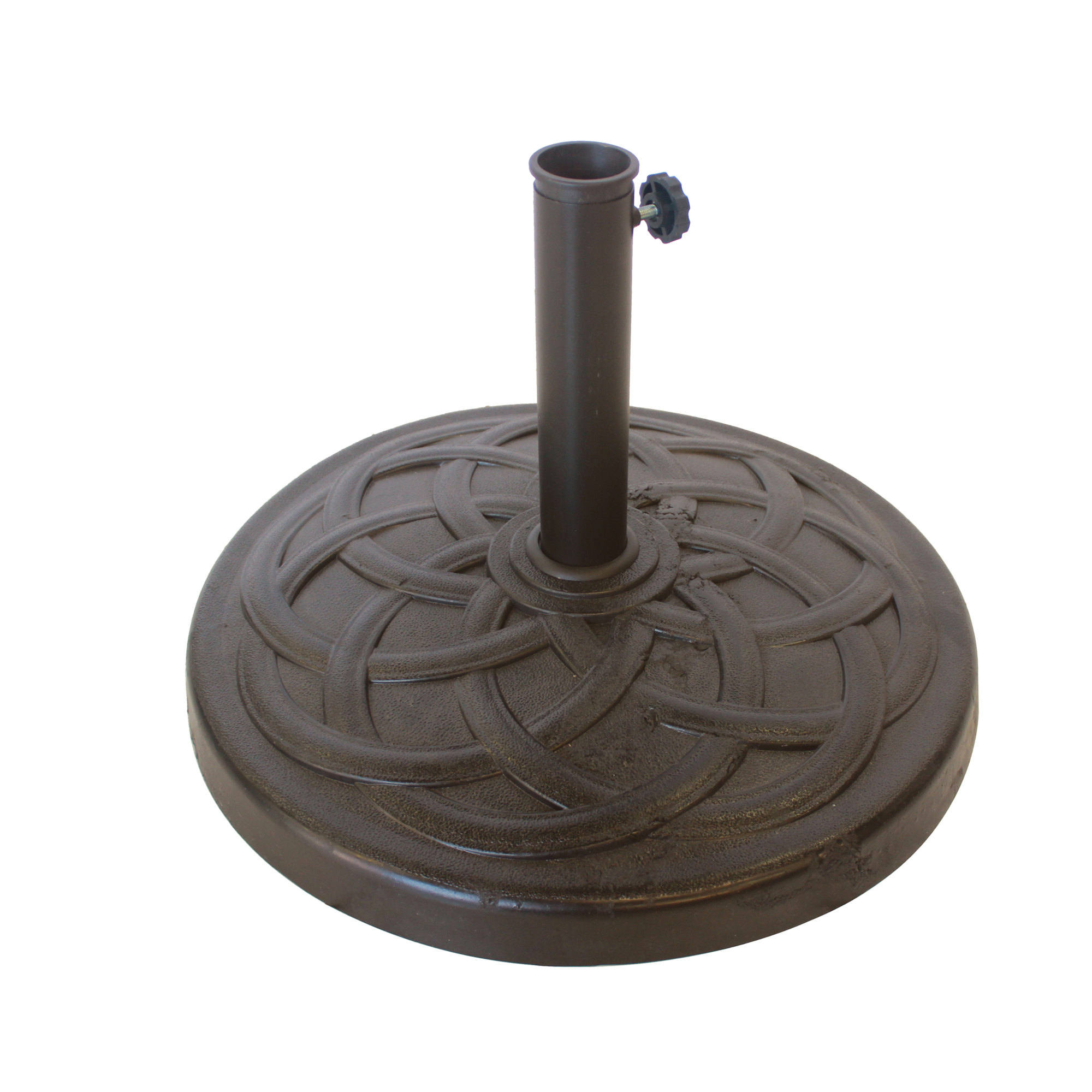 Leigh Country, Patio Umbrella Base Bronze, Canopy Diameter 0 ft, Shape Round, Model TX 94138