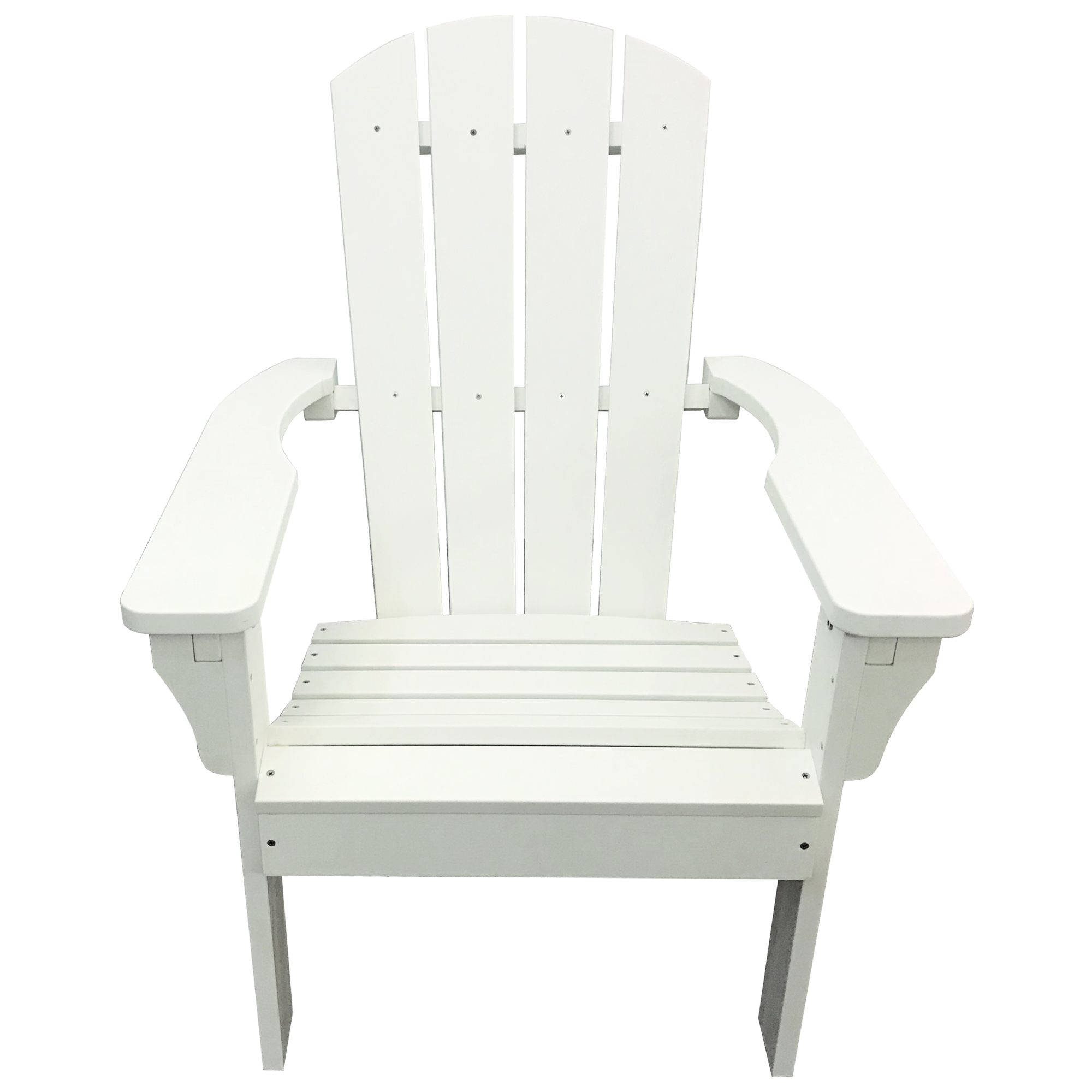 Leigh Country, White Poly Resin Adirondack Chair, Primary Color White, Material Poly, Width 28.11 in, Model TX 94024