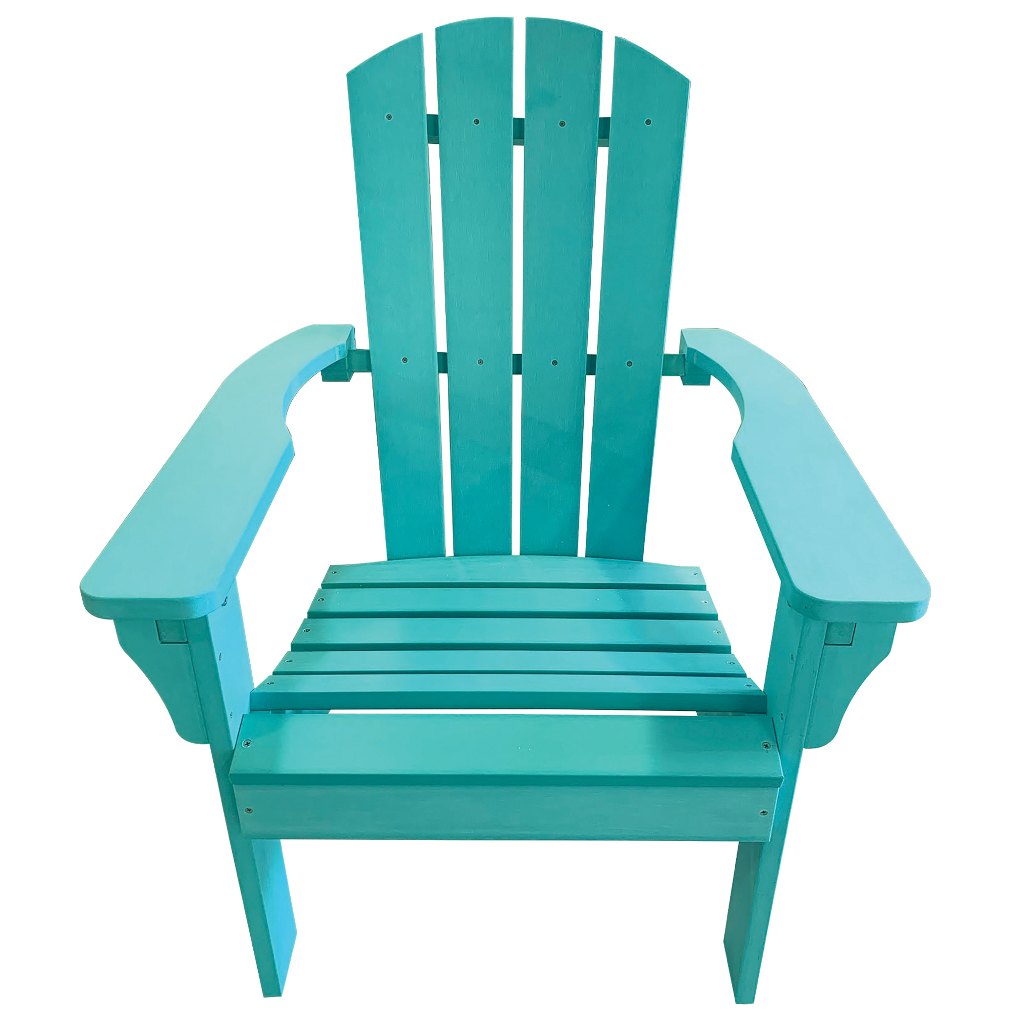 Leigh Country, Turquoise Poly Resin Adirondack Chair, Primary Color Other, Material Poly, Width 28.11 in, Model TX 94025