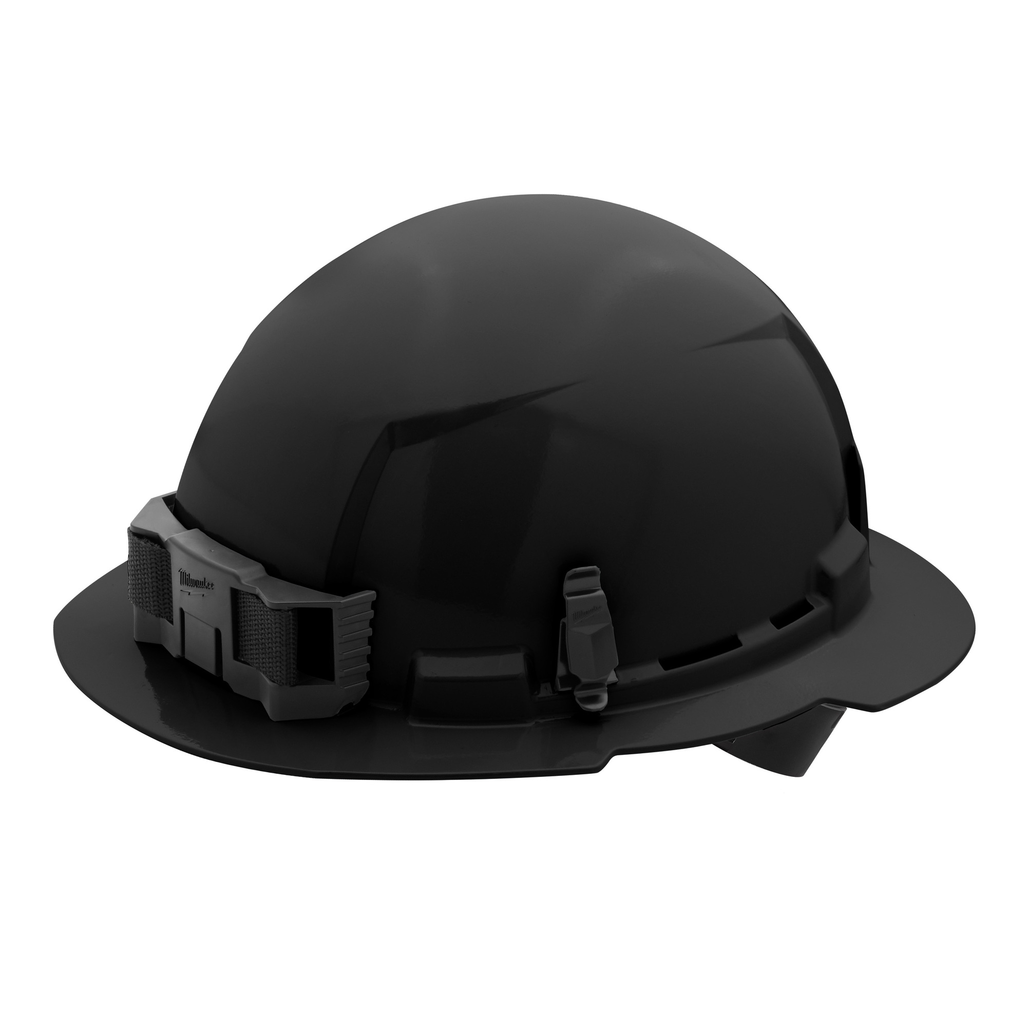 Milwaukee, (5) BLK FULL BRIM W/BOLT-TYPE 1-CLASS E, Hard Hat Style Hat, Hat Size One Size, Color Black, Model 48-73-1111