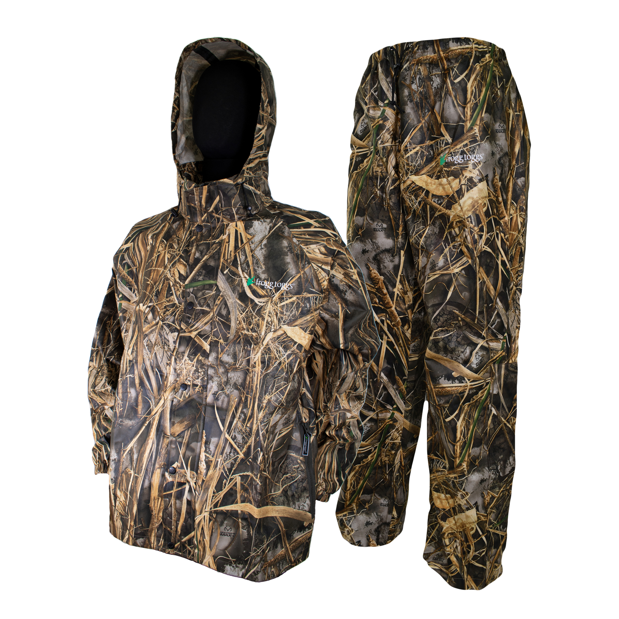 frogg toggs, Classic All-Sport Rain Suit, RT Max7 AS13108333X, Size 3XL, Color Realtree Max-7 Material Non-Woven, Model AS1310-8333X