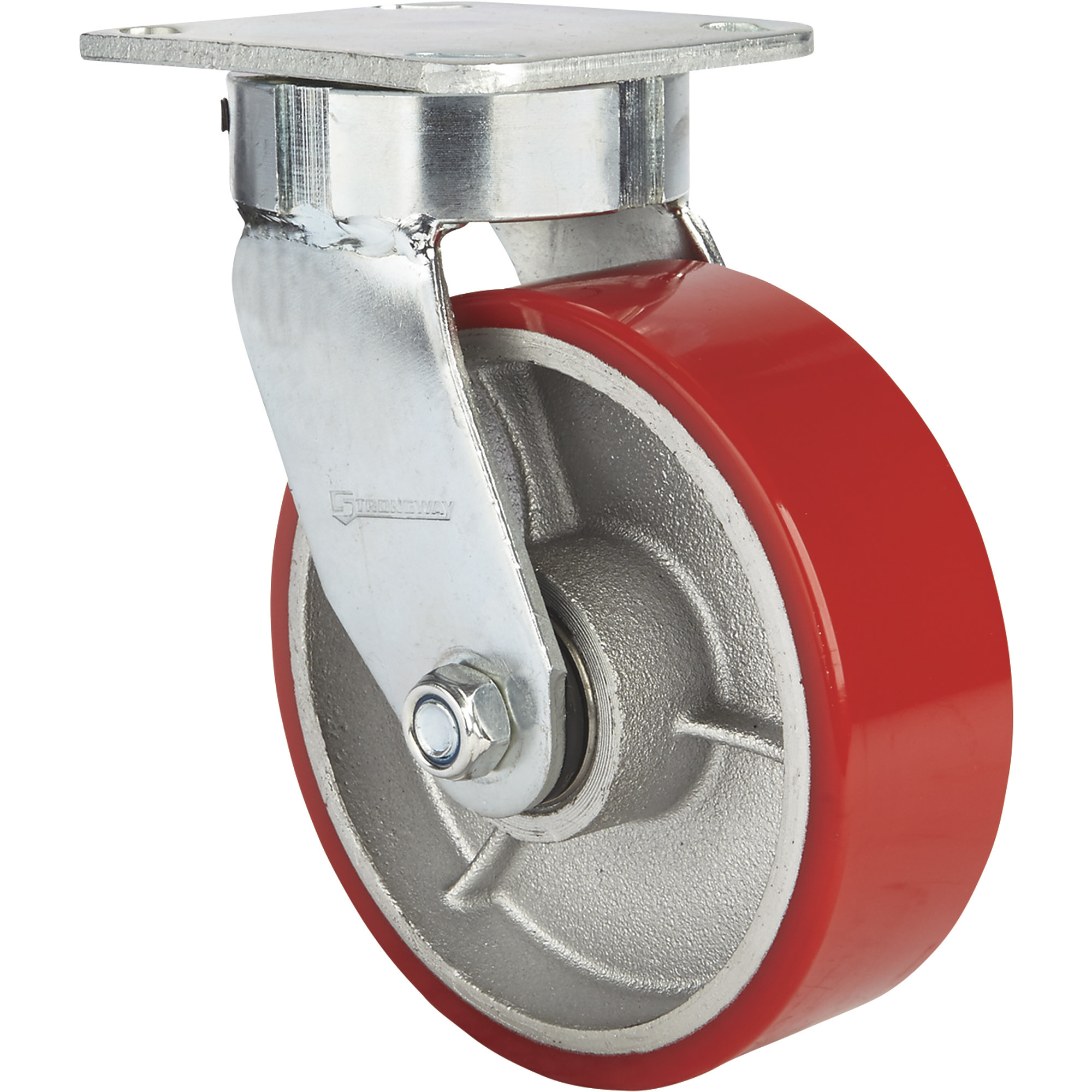 Strongway 6Inch Swivel Kingpinless Polyurethane/Steel Core Caster, 1,500-Lb. Capacity
