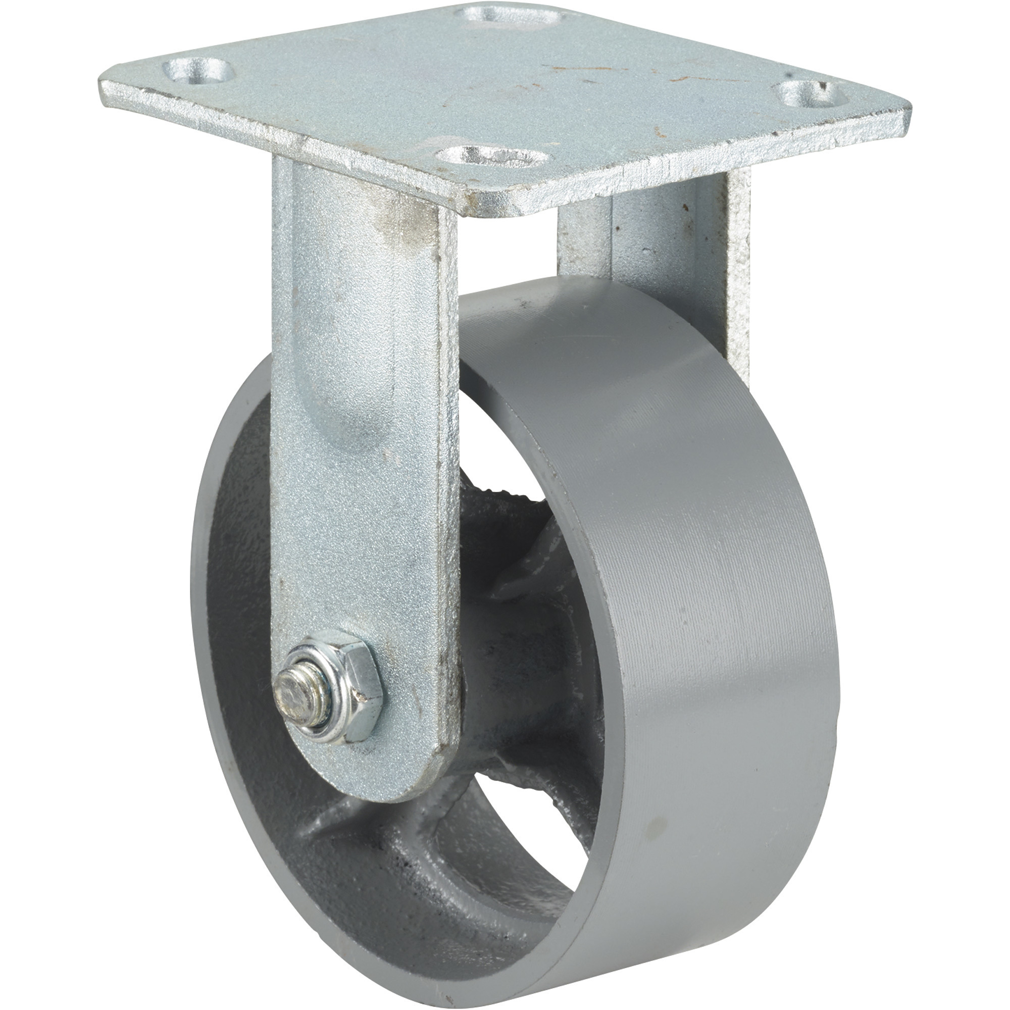 Ironton 5Inch Rigid Steel Caster, 800-Lb. Capacity