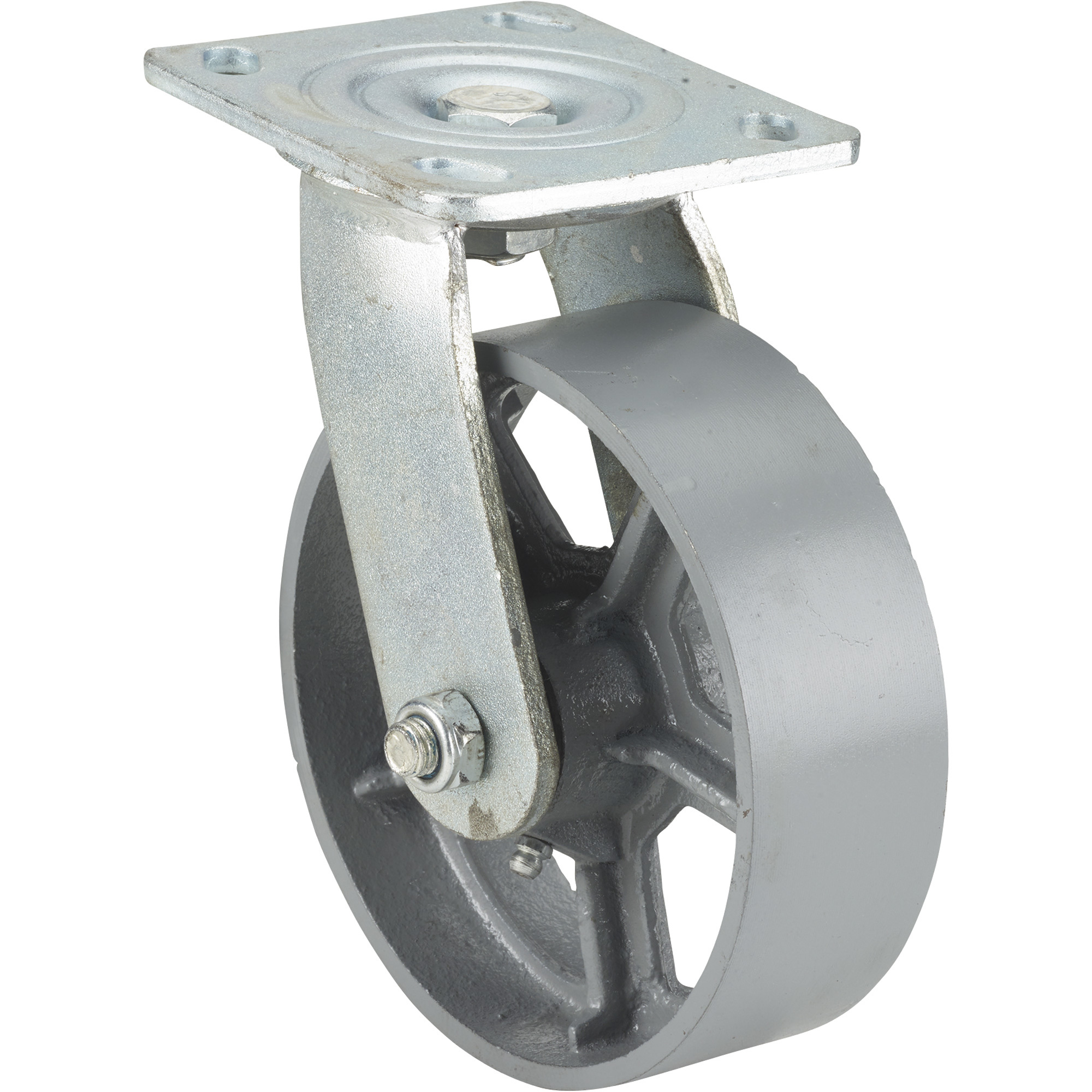 Ironton 6Inch Swivel Steel Caster, 900-Lb. Capacity