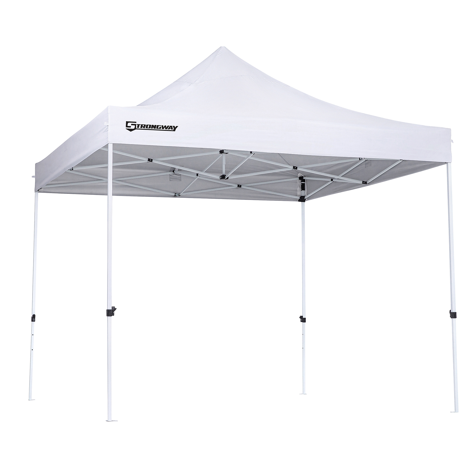 Strongway Commercial Canopy, 10ft. x 10ft., White, Model F003