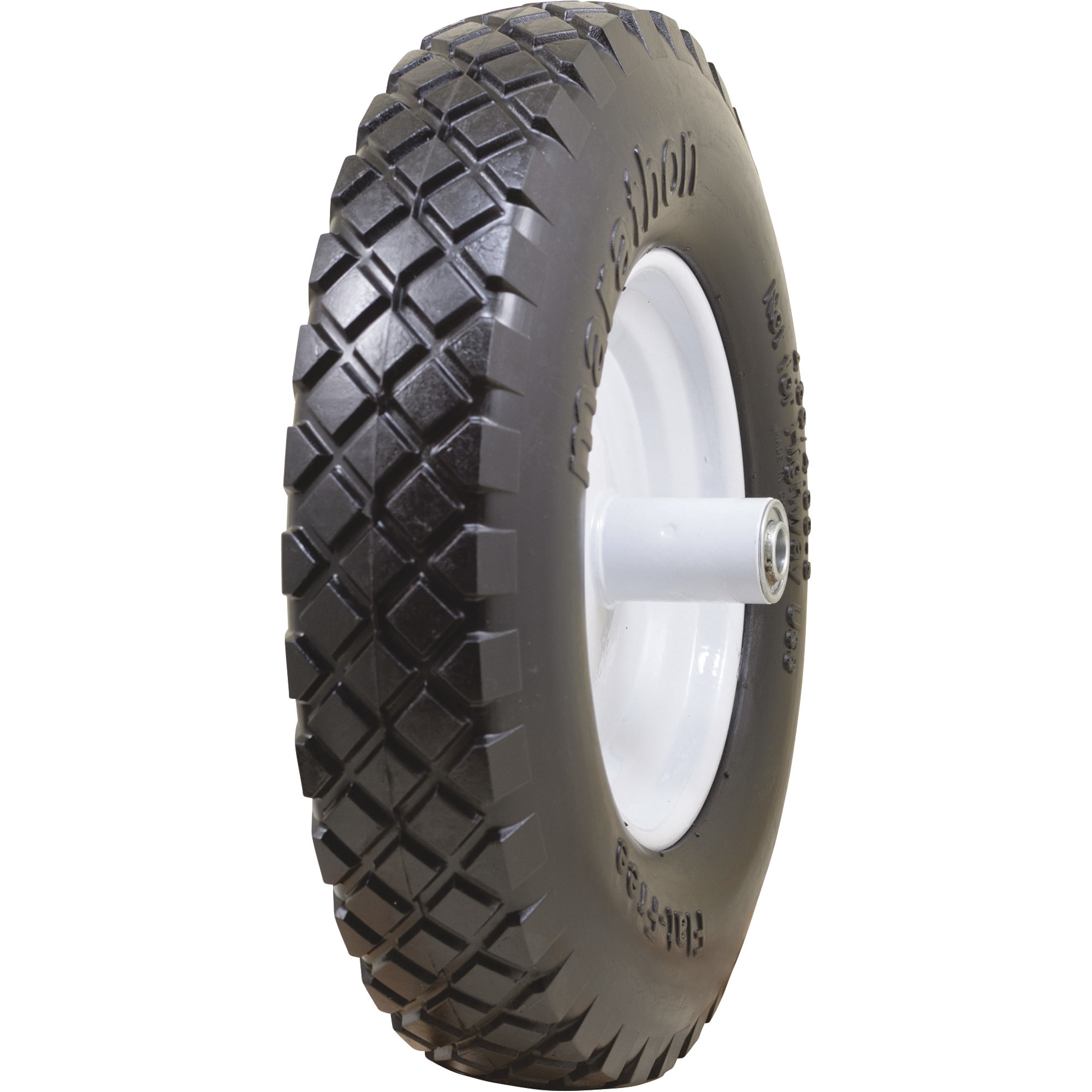 Marathon Tires Flat-Free Wheelbarrow Tire — 5/8Inch Bore, 4.80/4.00–8Inch -  Marathon Industries, 00047