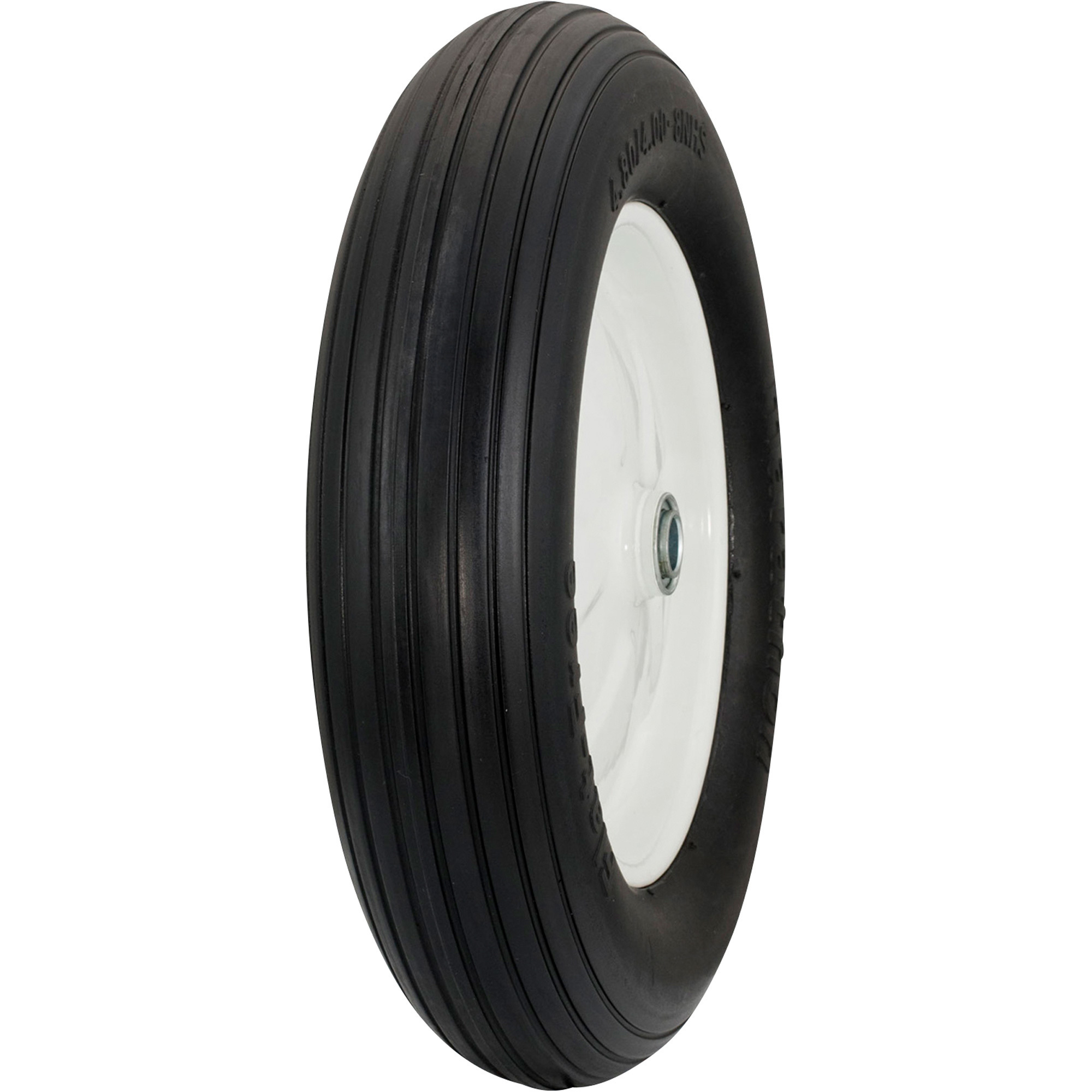 Marathon Tires Flat-Free Wheelbarrow Tire — 5/8Inch Bore, 4.80/4.00–8Inch -  00065