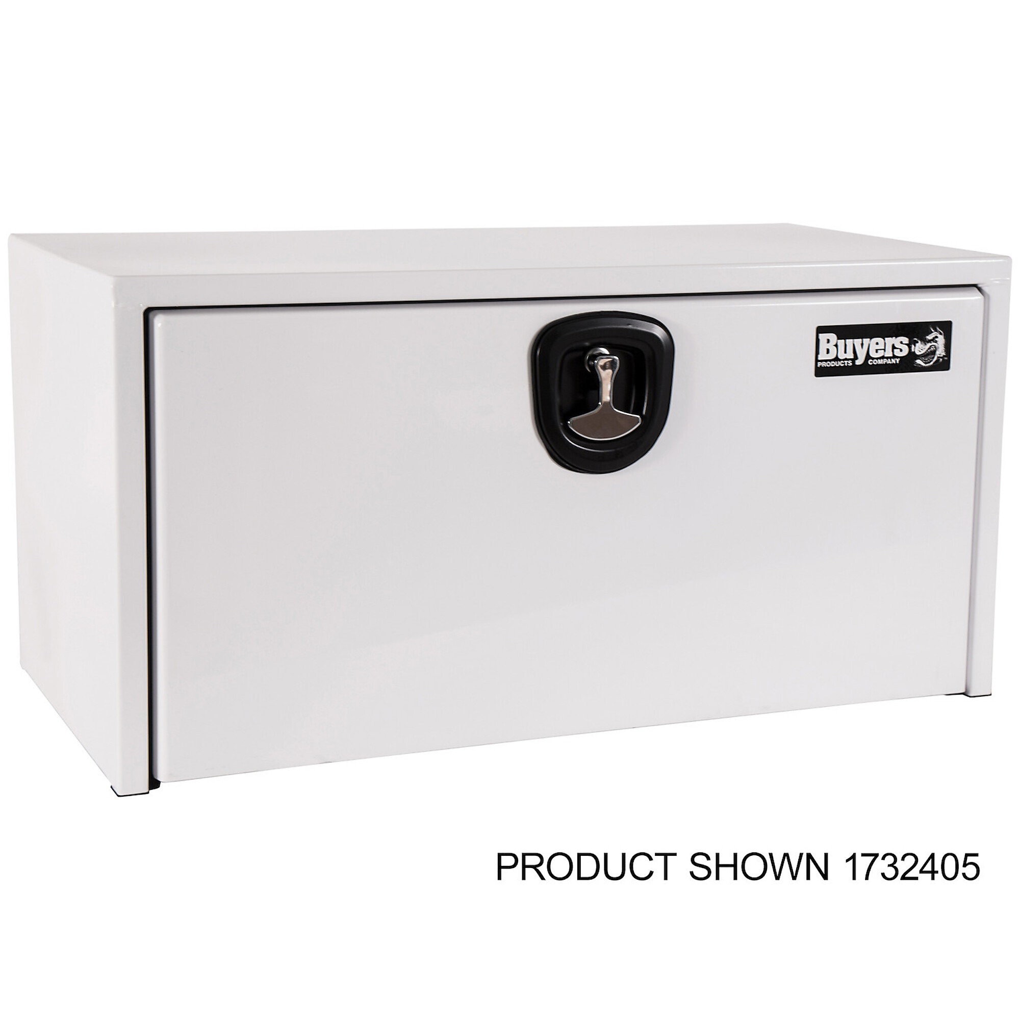 Buyers Products 60Inch Underbody Truck Tool Box, Steel, White, Model 1732415