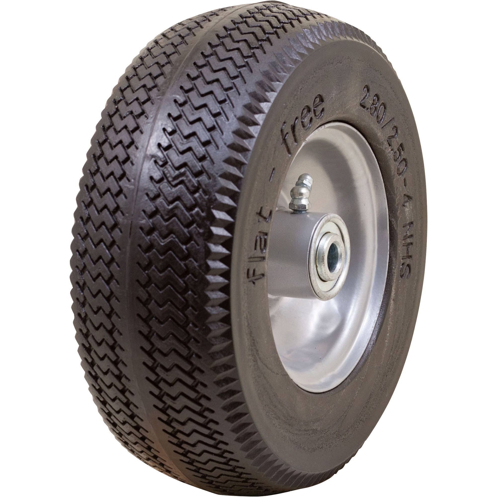 Marathon Tires Flat-Free Hand Truck Tire â 1/2Inch Bore, 2.80/2.50â4Inch