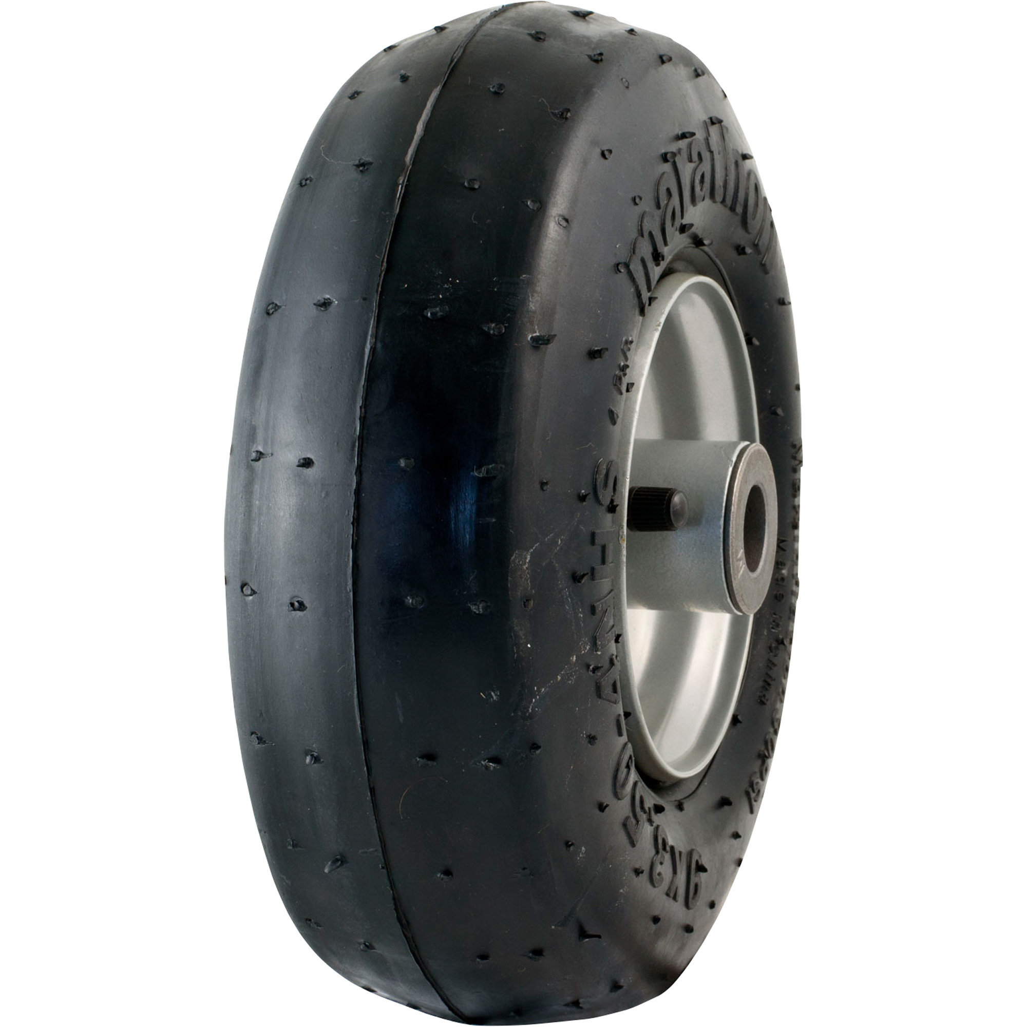 Marathon Tires Pneumatic Lawn Mower Tire â 3/4Inch Bore, 9 x 3.50â4Inch