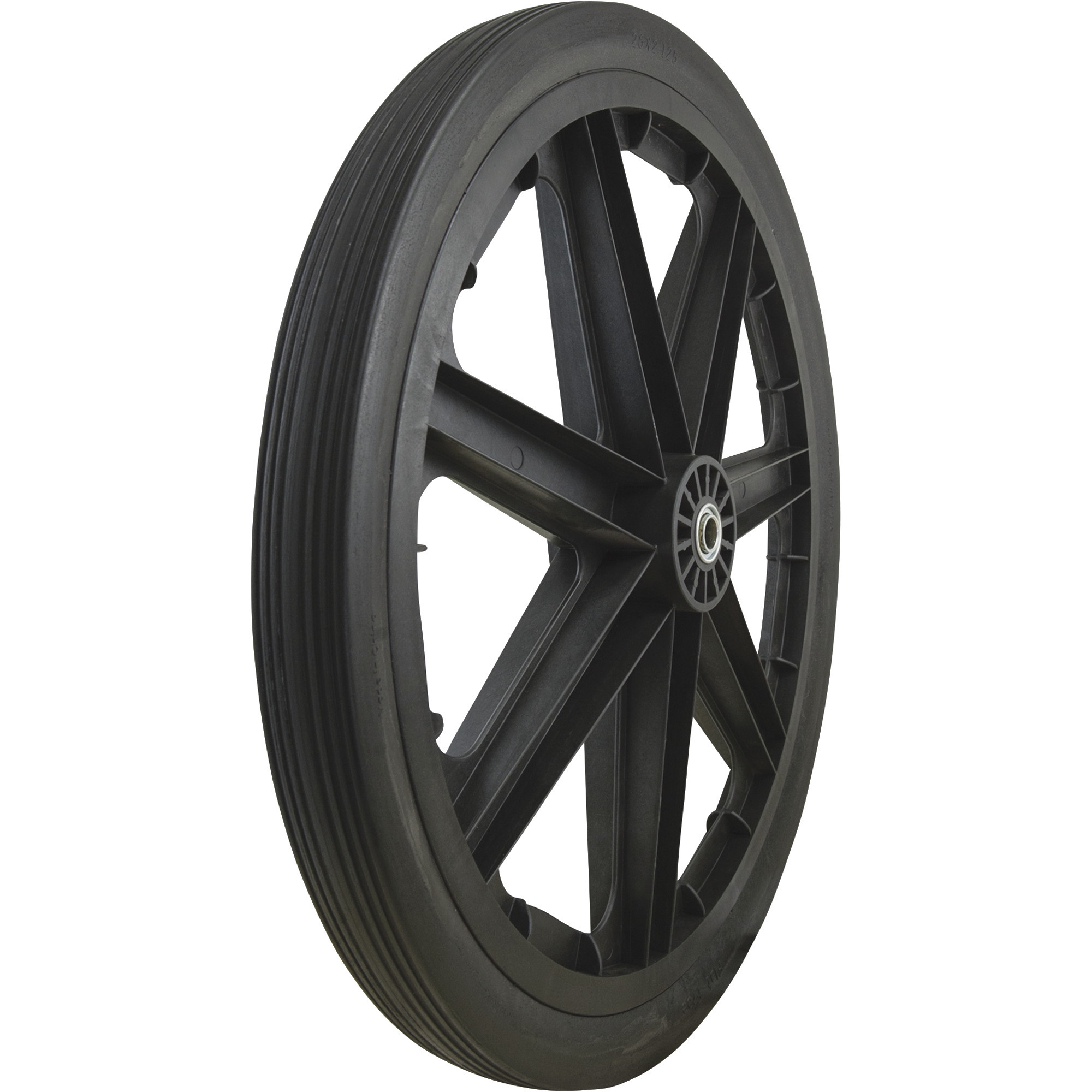 Marathon Tires Flat-Free Tire on Plastic Spoke Rim â 3/4Inch Bore, 26 x 2.125Inch