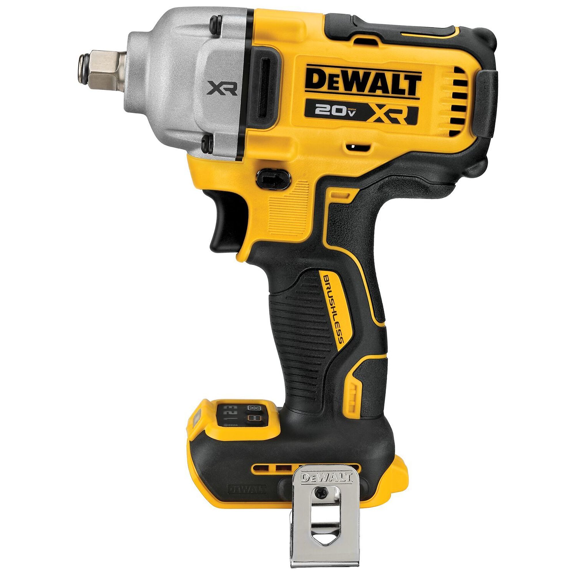 DEWALT, 20V MAX 1/2Inch Mid-Range Impact Wrench (Tool Only), Drive Size 1/2 in, Volts 20, Battery Type Lithium-ion, Model DCF891B