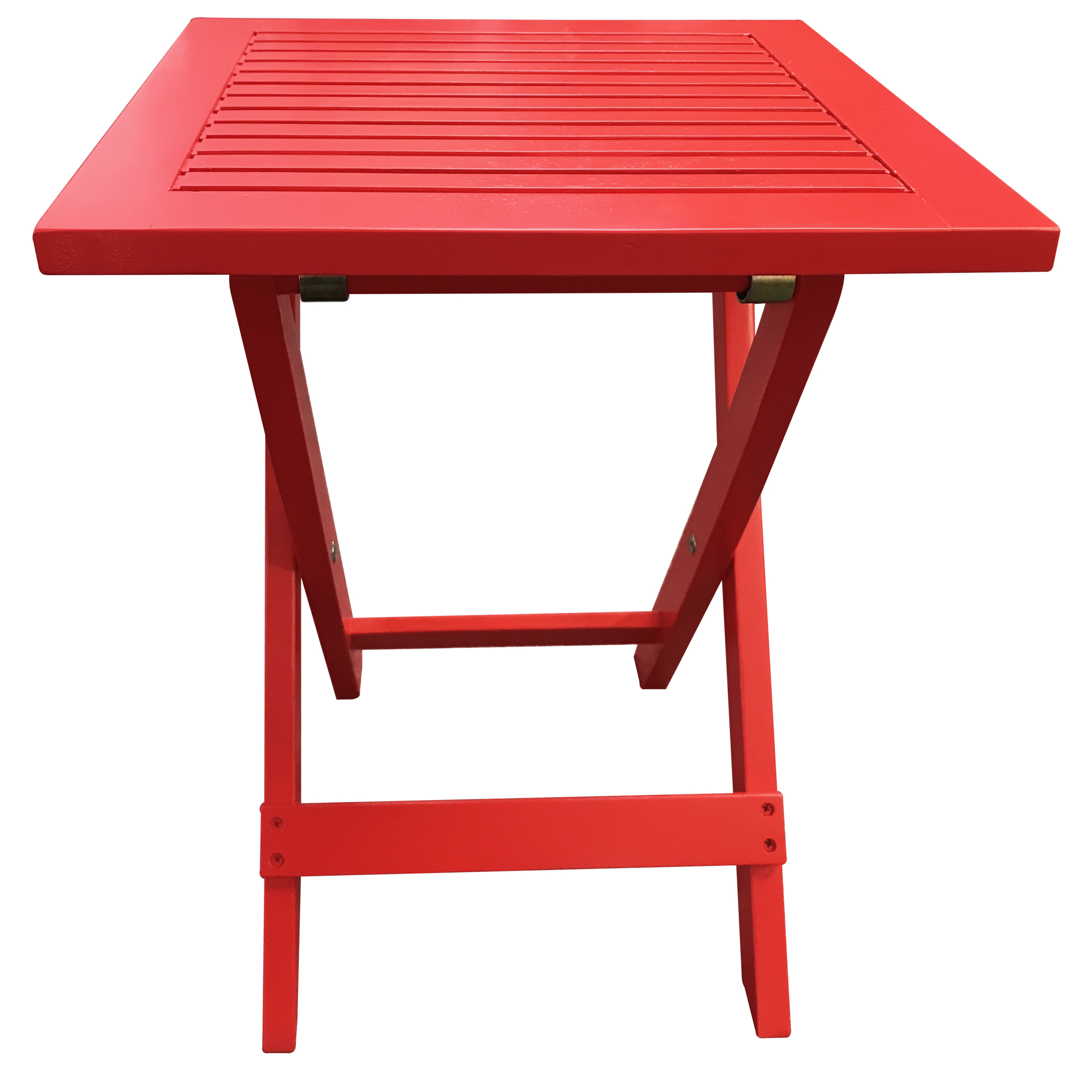 Leigh Country Leigh Country, Red Folding Adirondack Side Table, Table Shape Square, Primary Color Red, Height 20 in, Model TX 39013