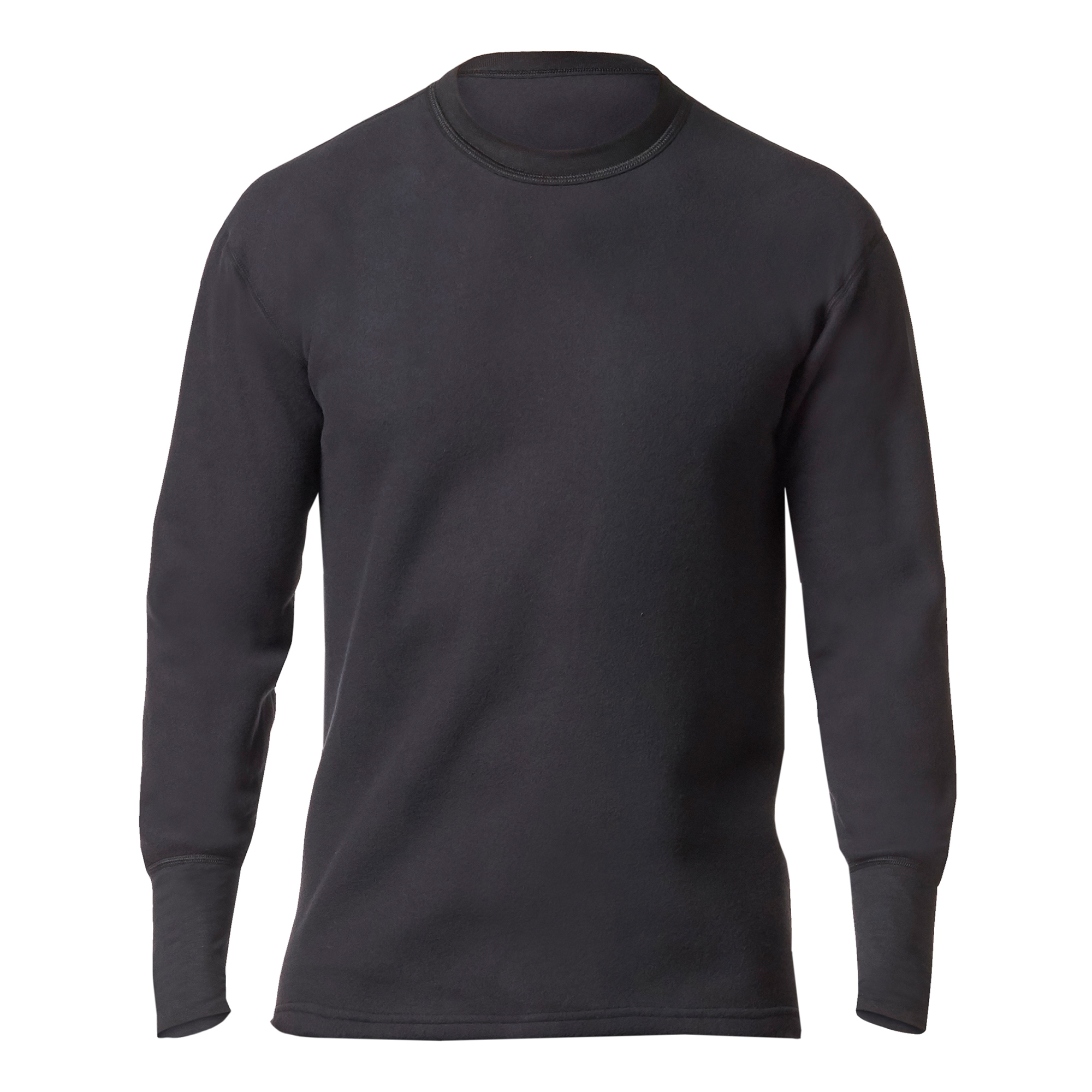 Stanfield's, Men's Microfleece Long Sleeve Shirt, Size XL, Color BLACK, Model 7567-Black-XL