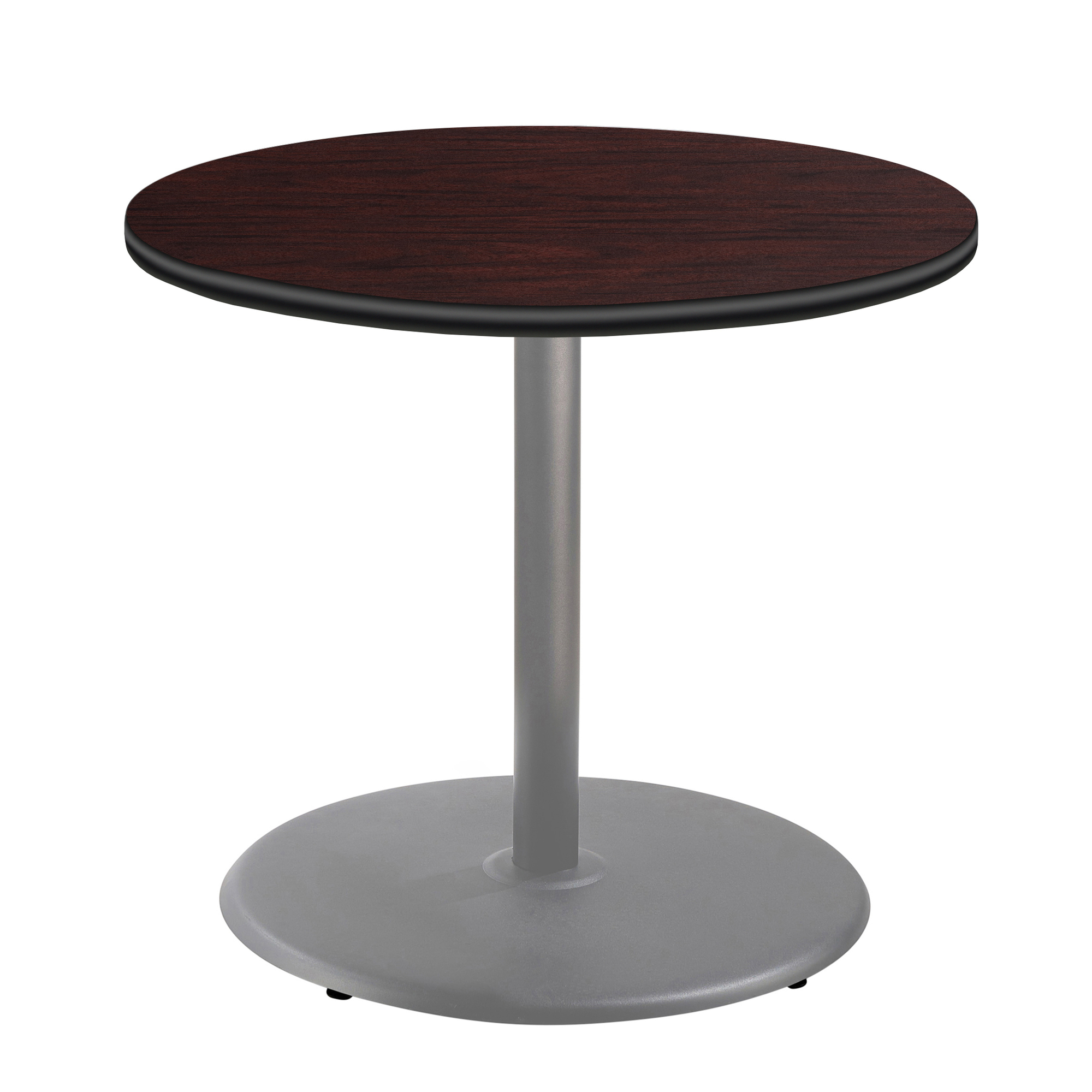 "National Public Seating, Cafe Table, 36x36x30 Round ""R"" Base, Height 30 in, Model CTG13636RDPBTMMY"
