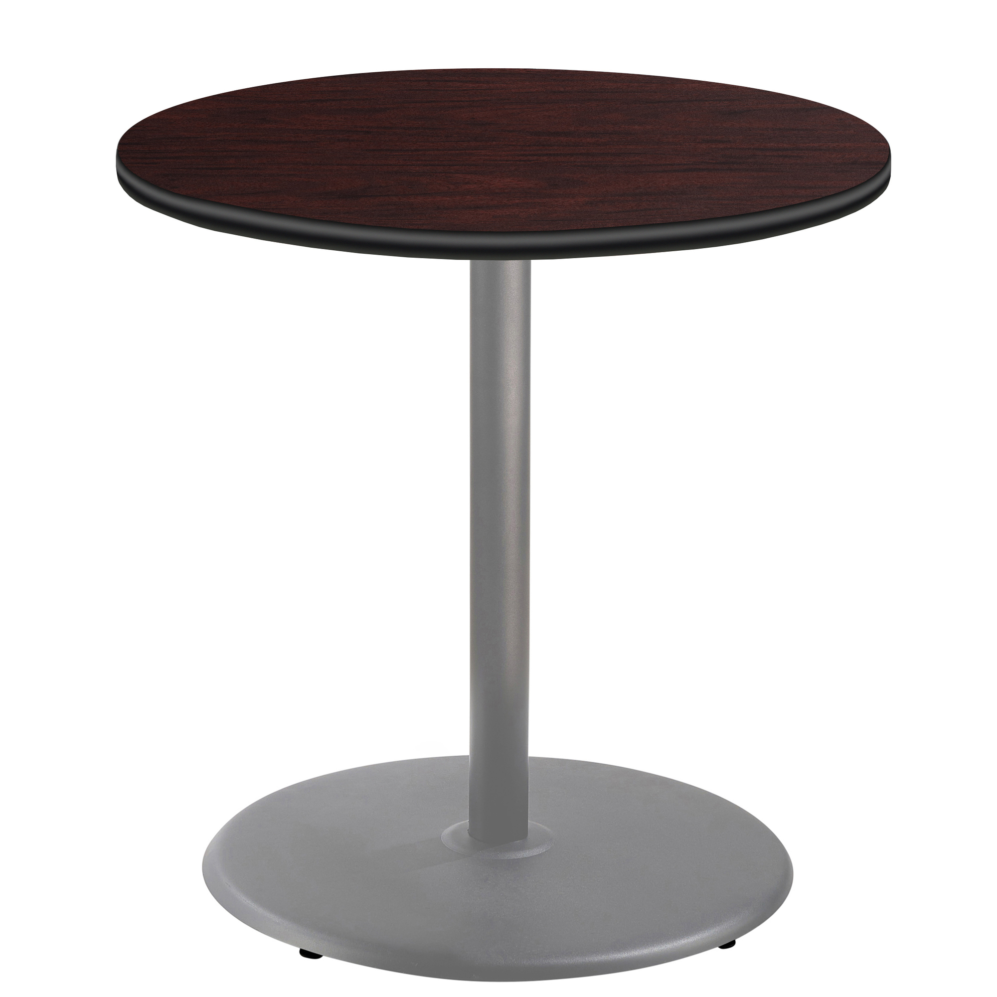 "National Public Seating, Cafe Table, 36x36x36 Round ""R"" Base, Height 36 in, Model CTG13636RCPBTMMY"