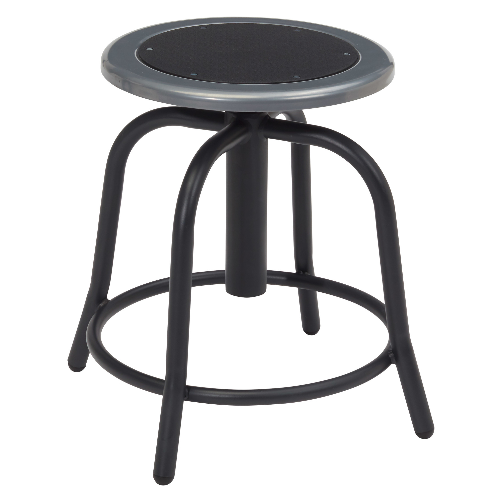 National Public Seating, 18â - 24â Height Adjust Swivel Stool, Primary Color Black, Included (qty.) 1, Seating Type Office Stool, Model 6810-10