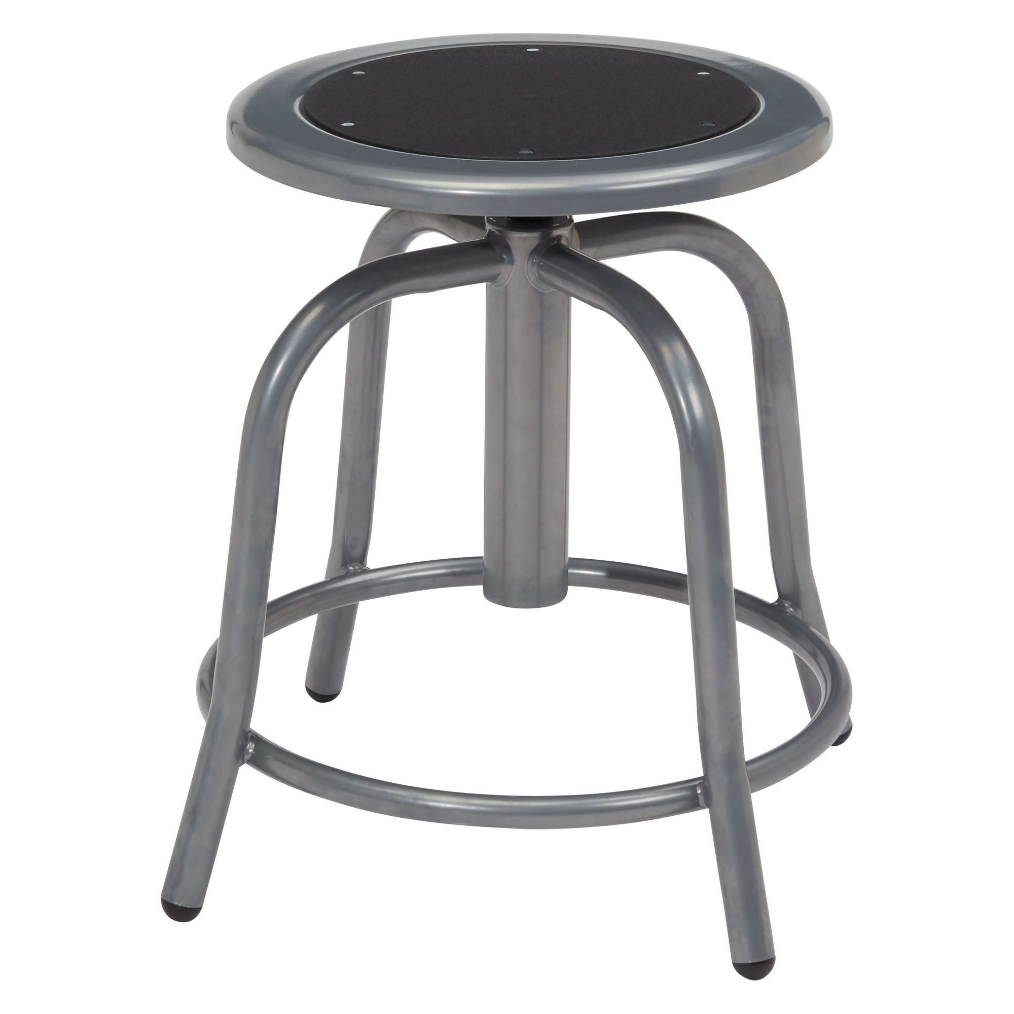National Public Seating, 18â - 24â Height Adjust Swivel Stool, Primary Color Black, Included (qty.) 1, Seating Type Office Stool, Model 6810-02
