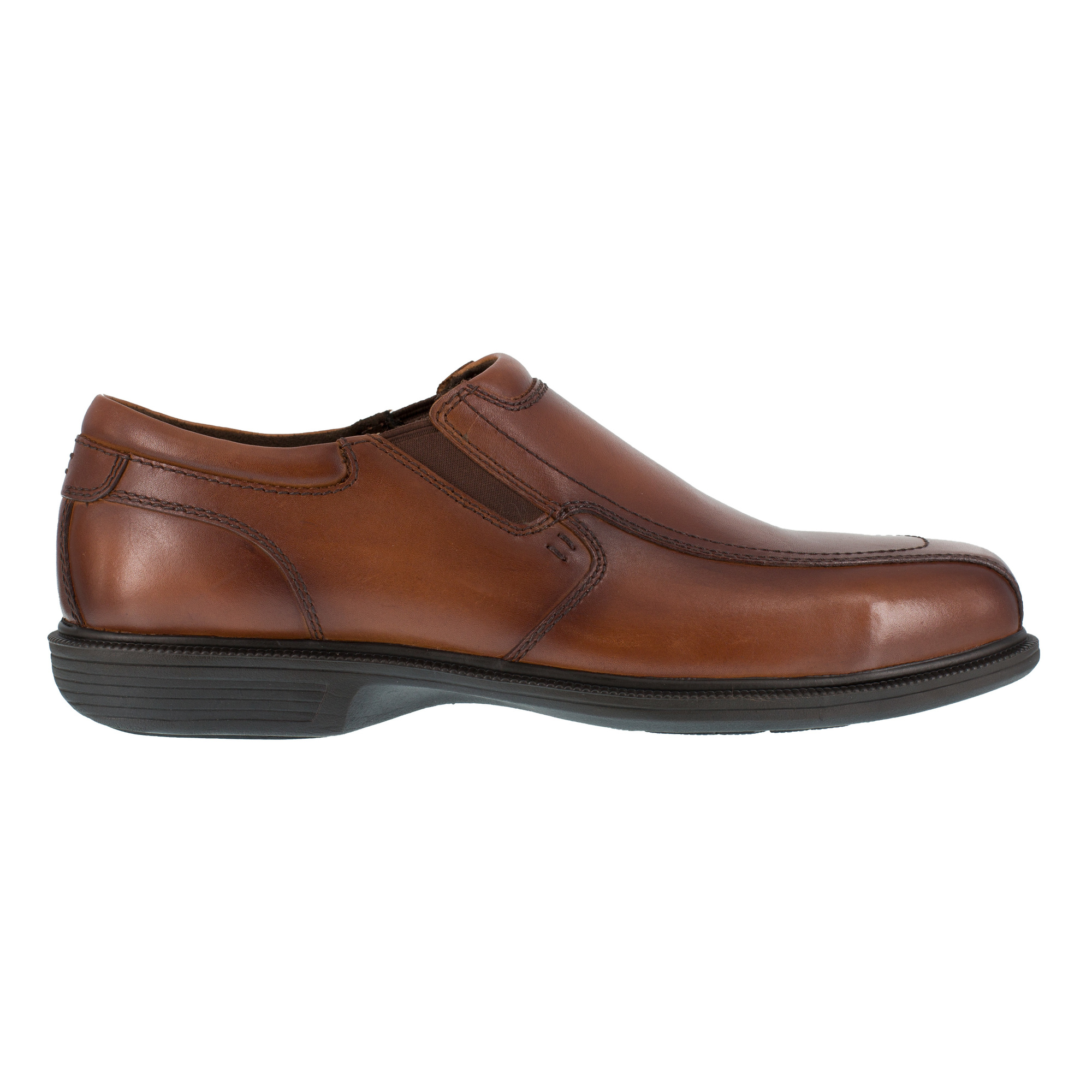 Florsheim Work, Dress Slip-On Oxford, Size 8, Width Medium, Color Brown, Model FS2006