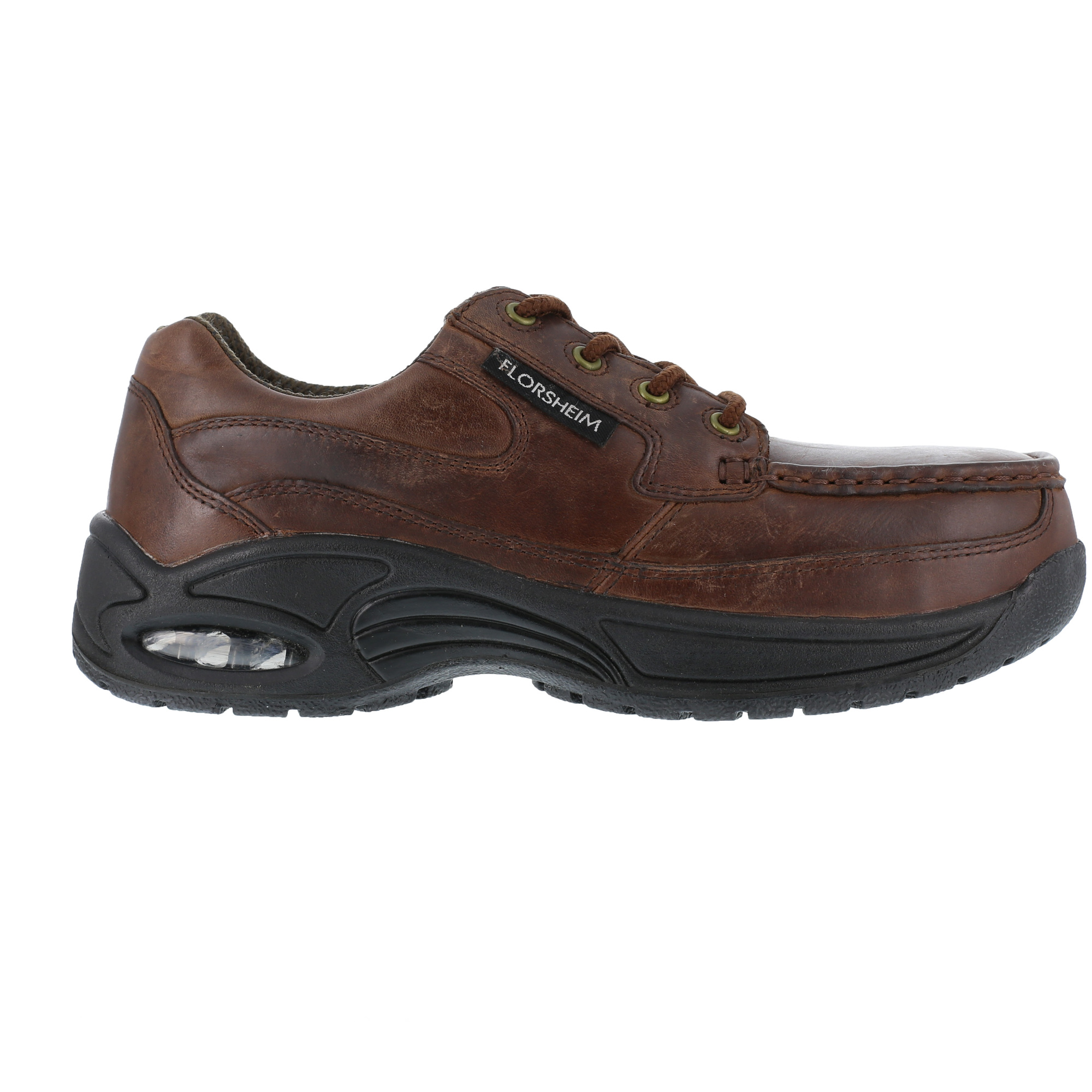 Florsheim Work, SR Eurocasual Oxford Moc Toe, Size 11, Width Wide, Color Copper, Model FS2430