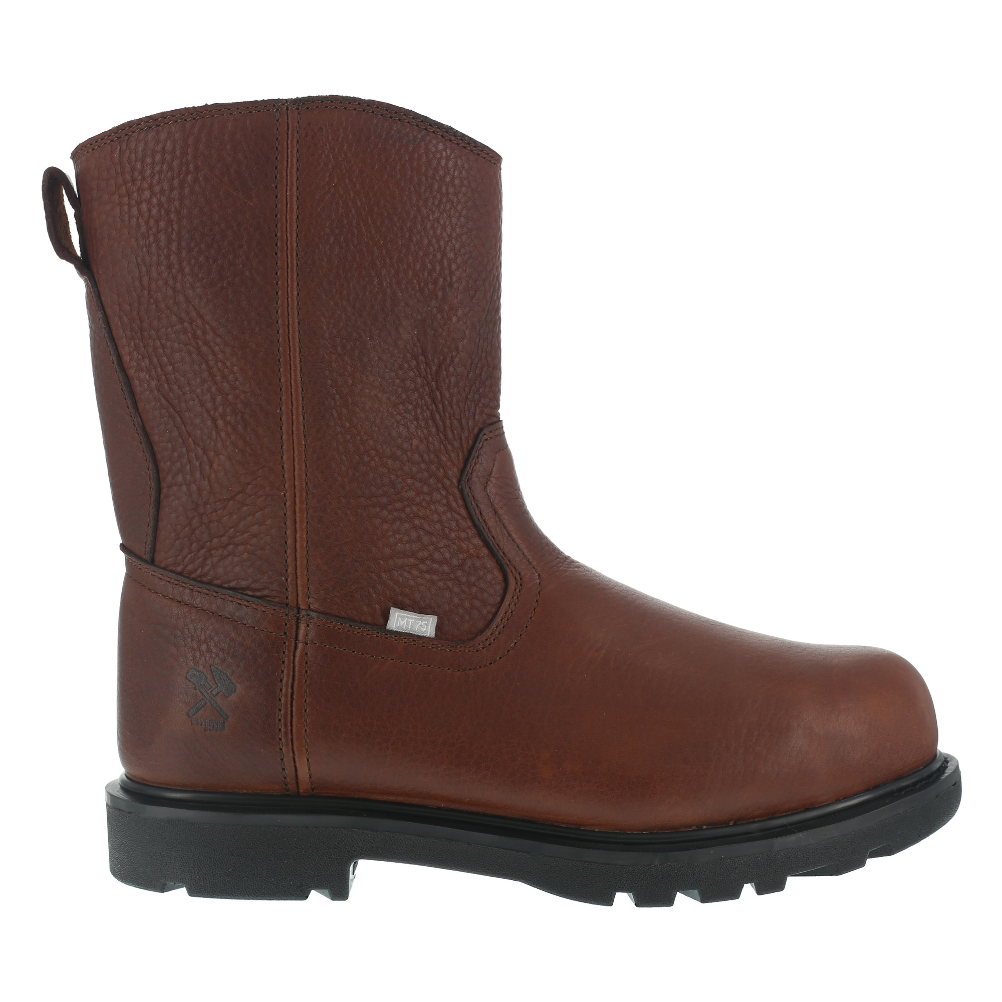 Iron Age, 10Inch Wellington Work Boot, Size 9 1/2, Width Medium, Color Brown, Model IA0195