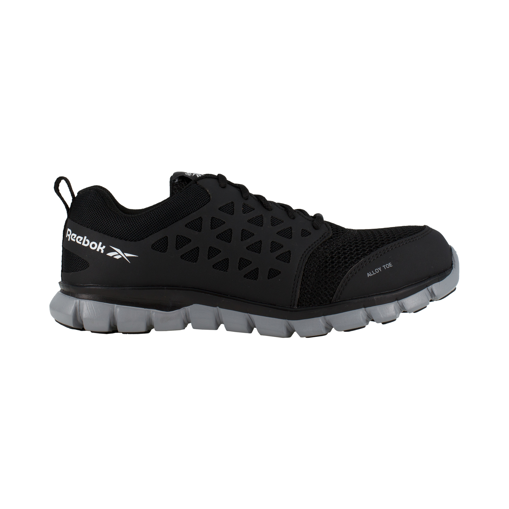 Reebok, Athletic Work Shoe, Size 5 1/2, Width Medium, Color Black, Model RB041